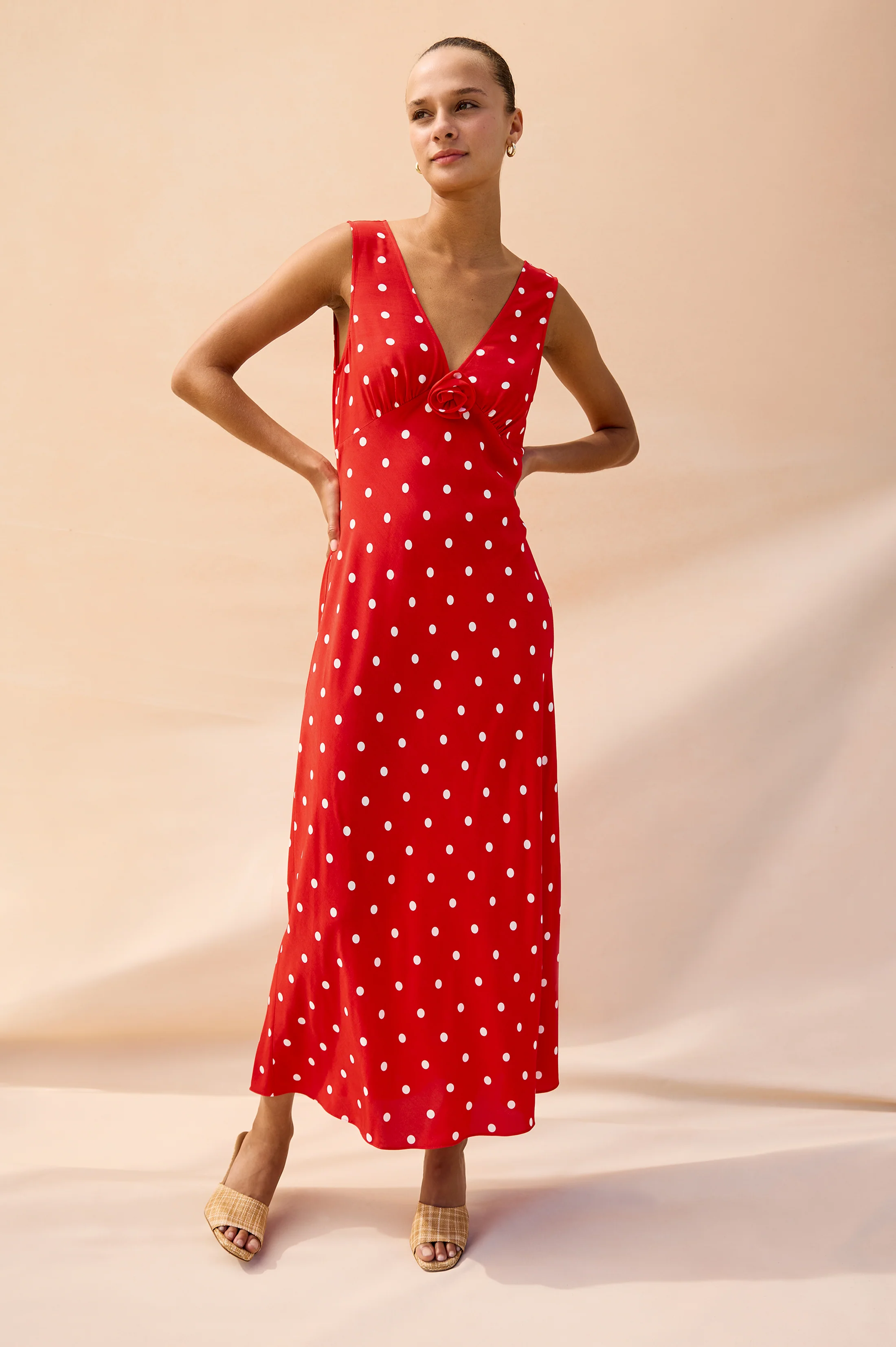 RAILS X GIADZY TERENA DRESS - ROSSA - Image 3