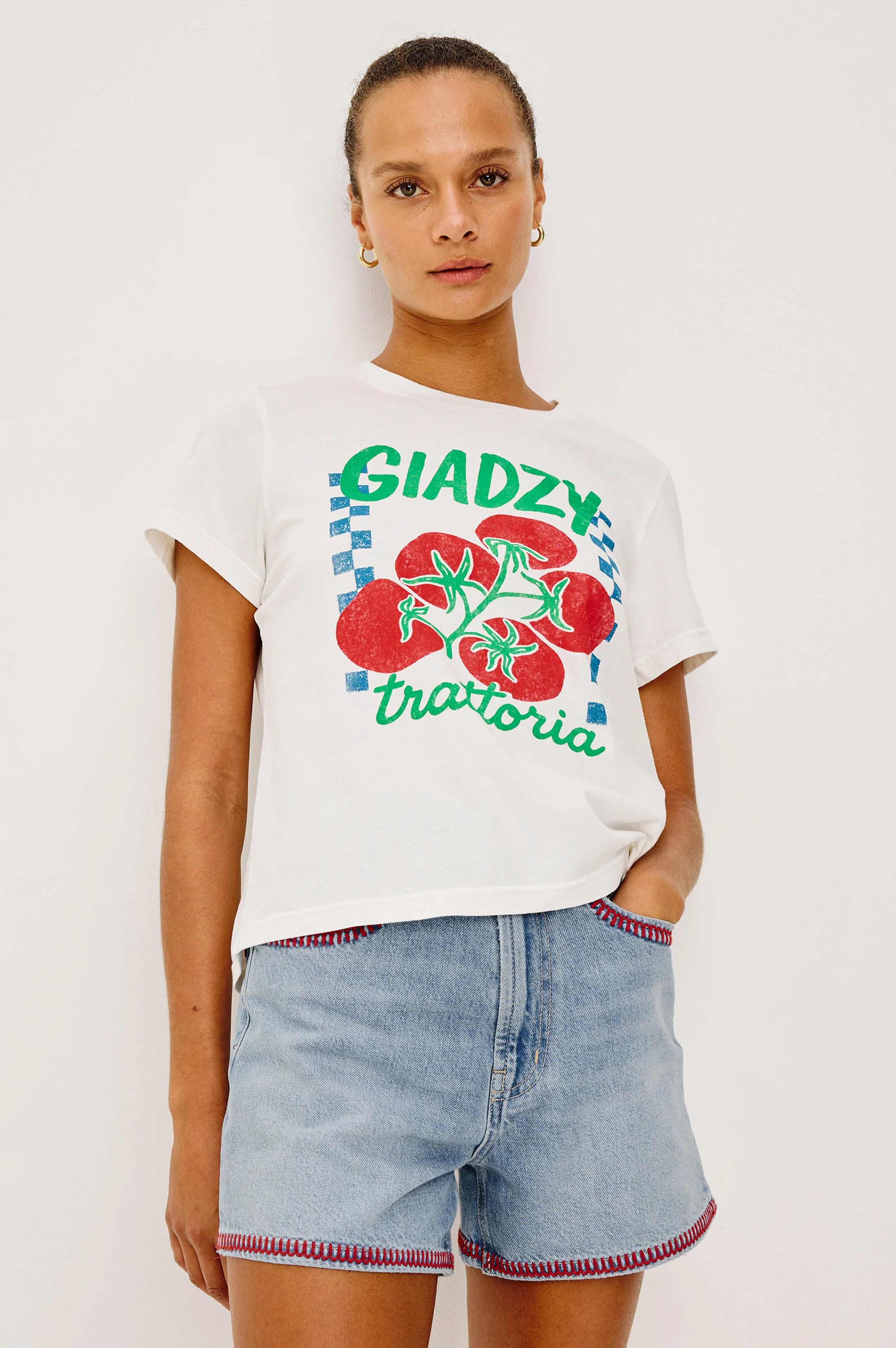 RAILS X GIADZY THE CLASSIC CREW T-SHIRT - GIADZY TRATTORIA