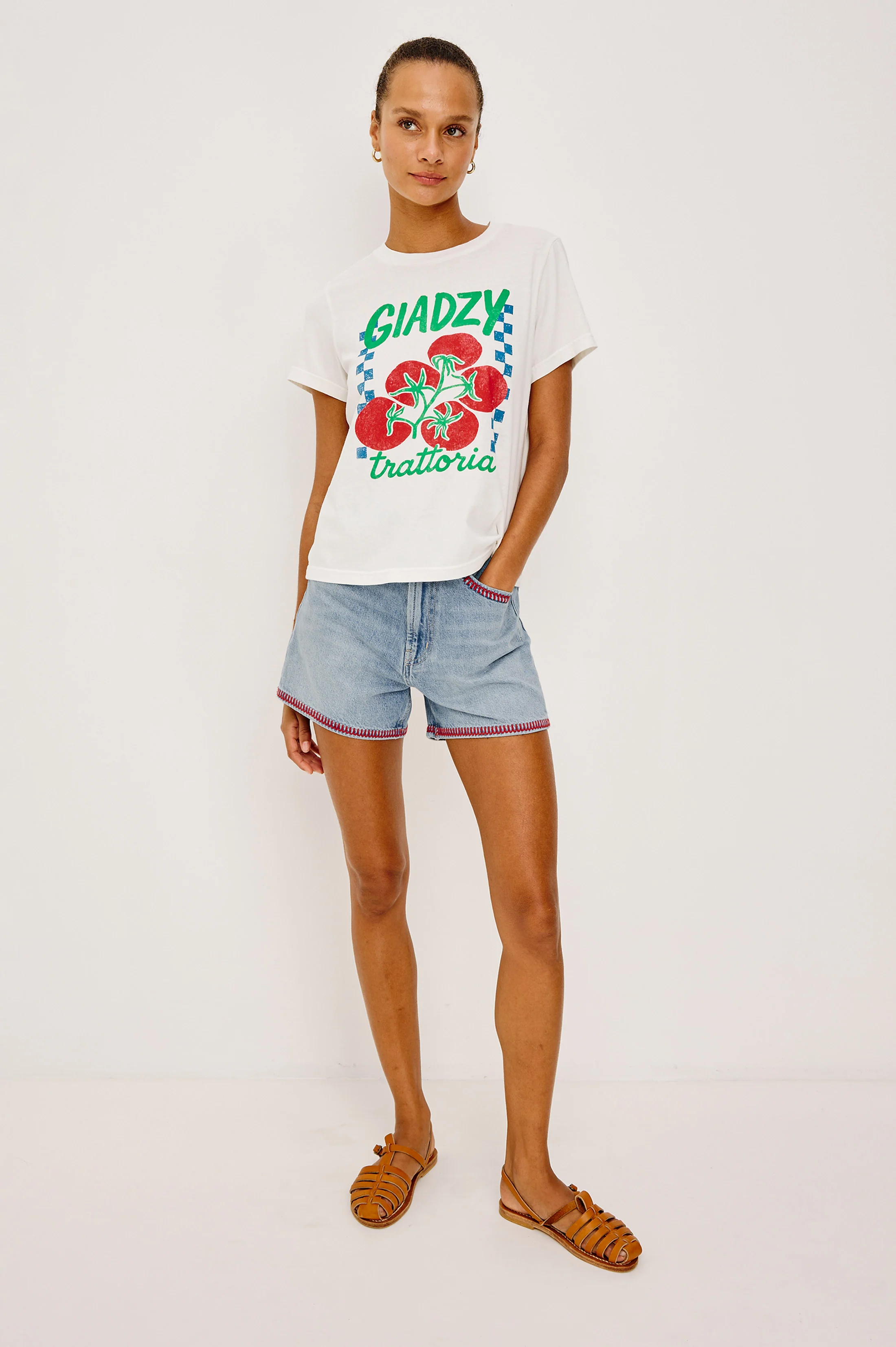 RAILS X GIADZY THE CLASSIC CREW T-SHIRT - GIADZY TRATTORIA - Image 3
