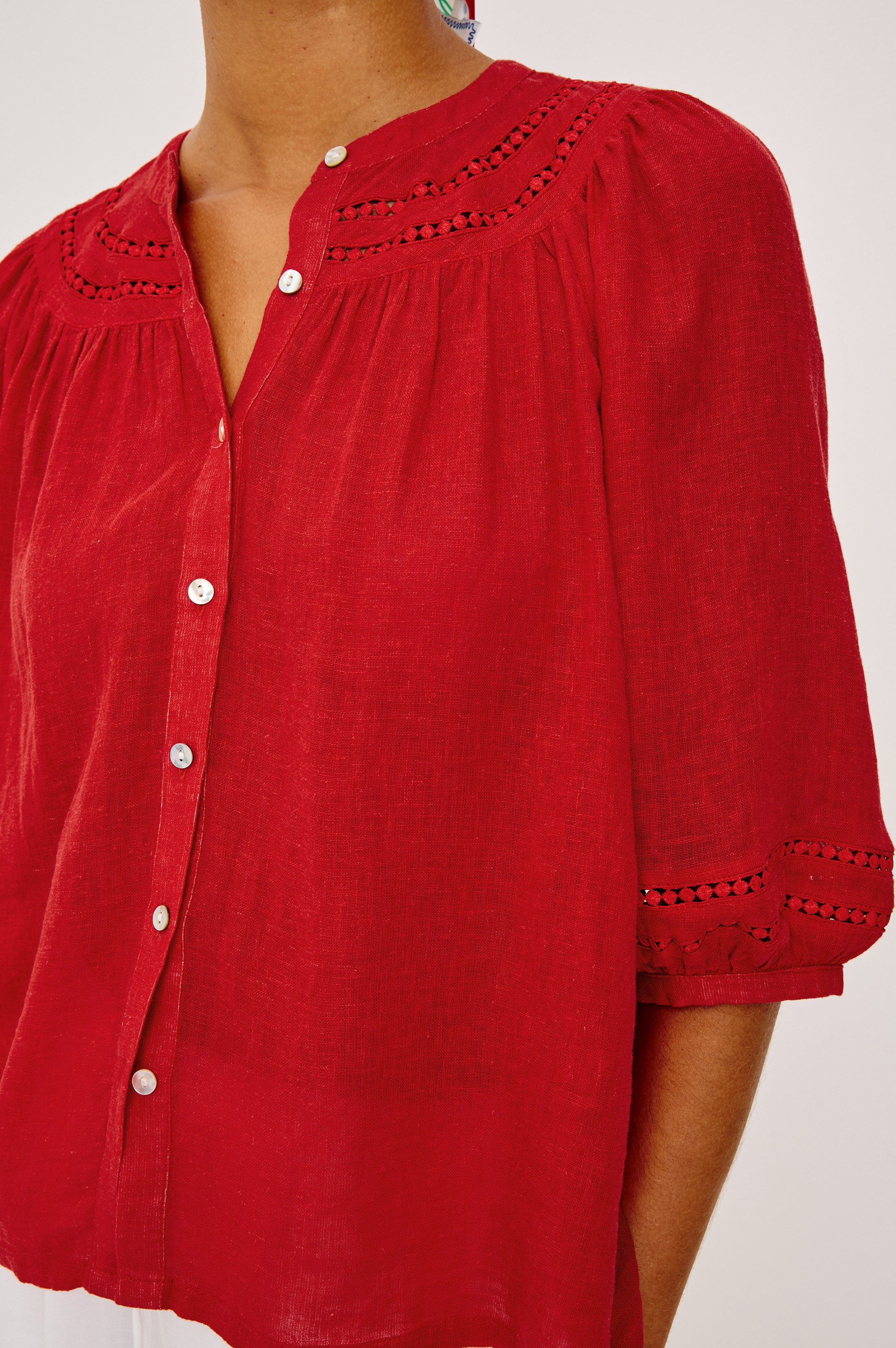 RAILS X GIADZY THEIA TOP - TOMATO - Image 2