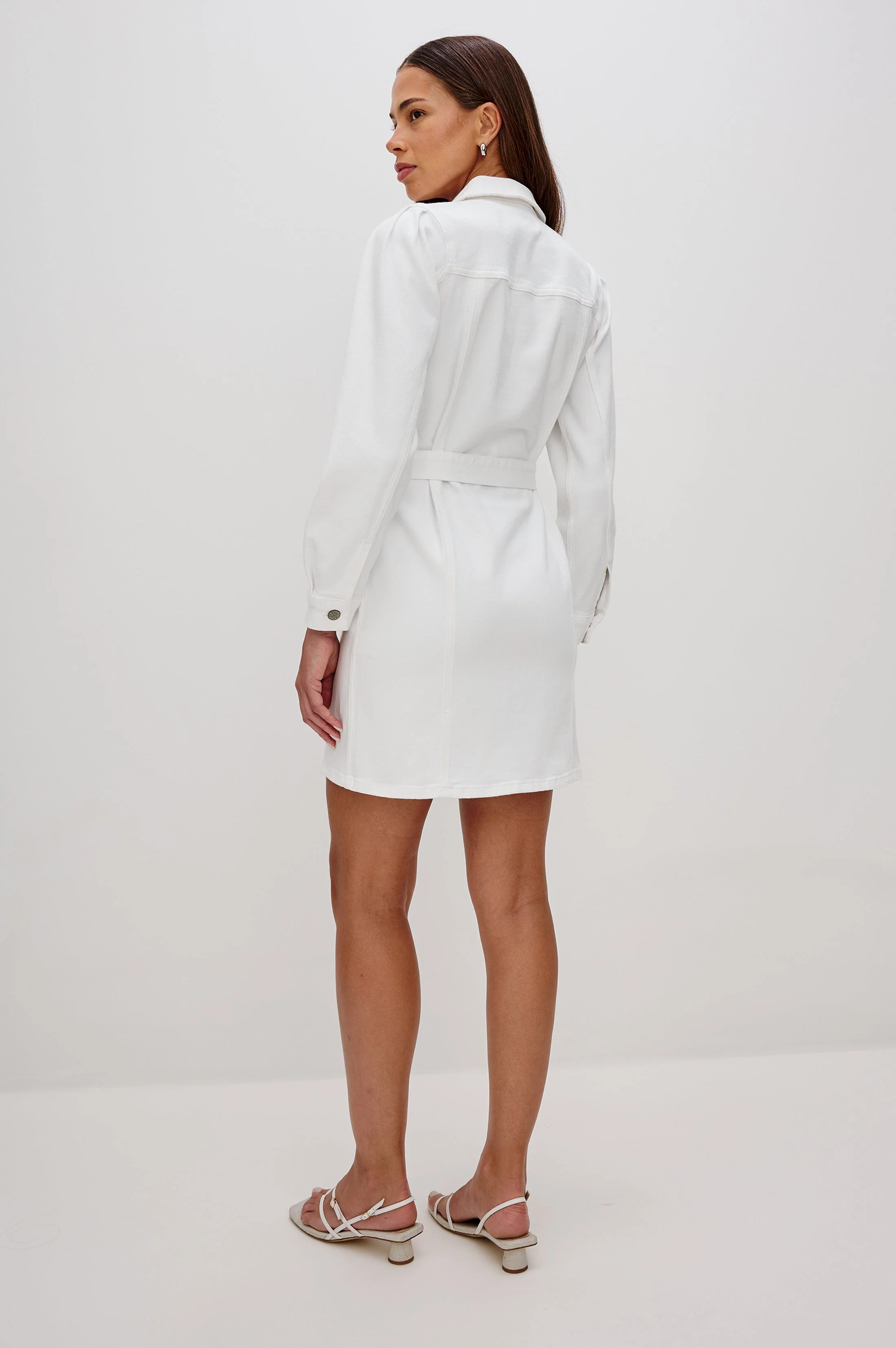 GRIFFITH DRESS - SALT WHITE - Image 4