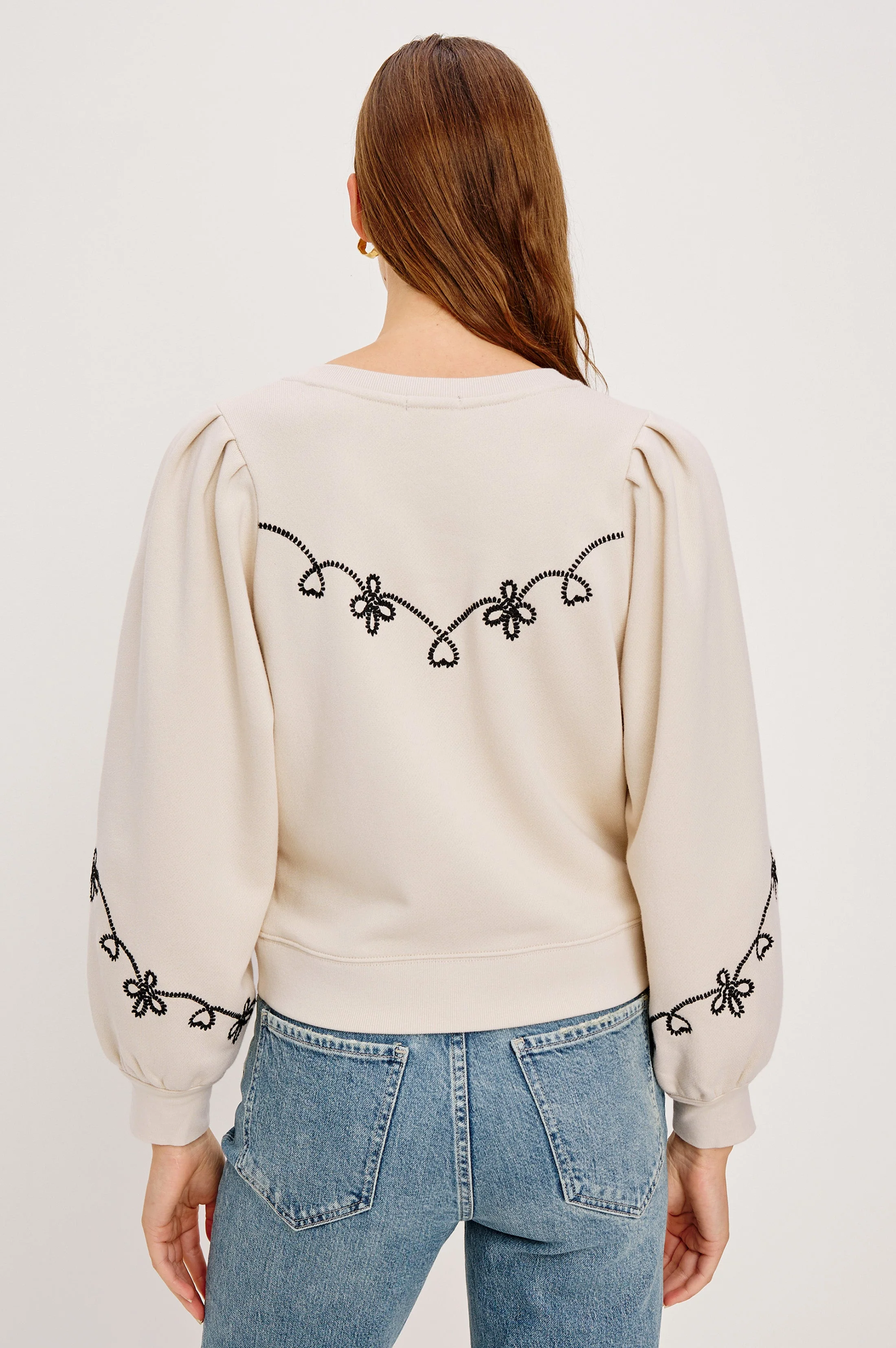 HANNE SWEATSHIRT - ECRU - Image 5