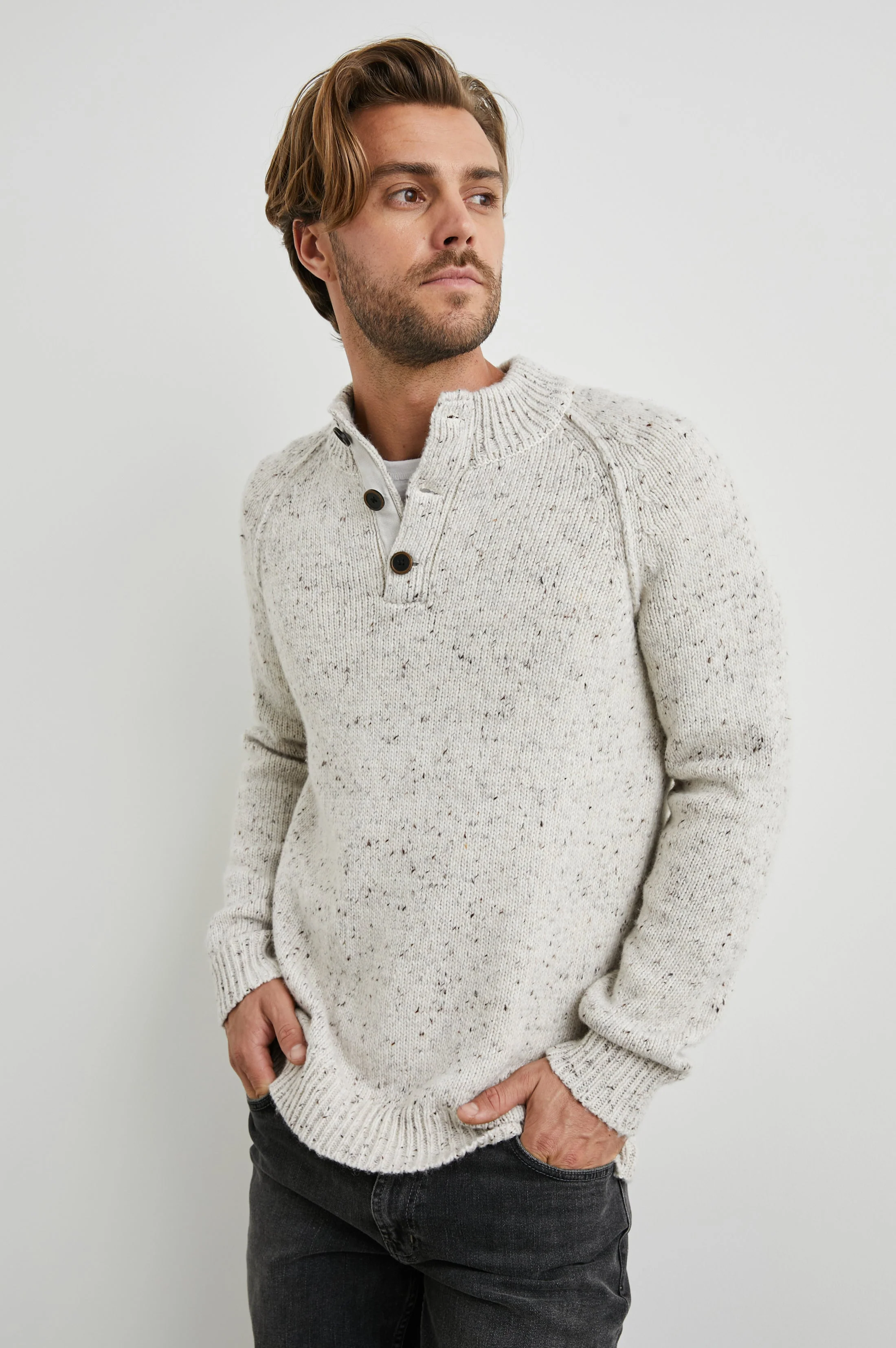 HARDING SWEATER - NATURAL NEP - Image 4