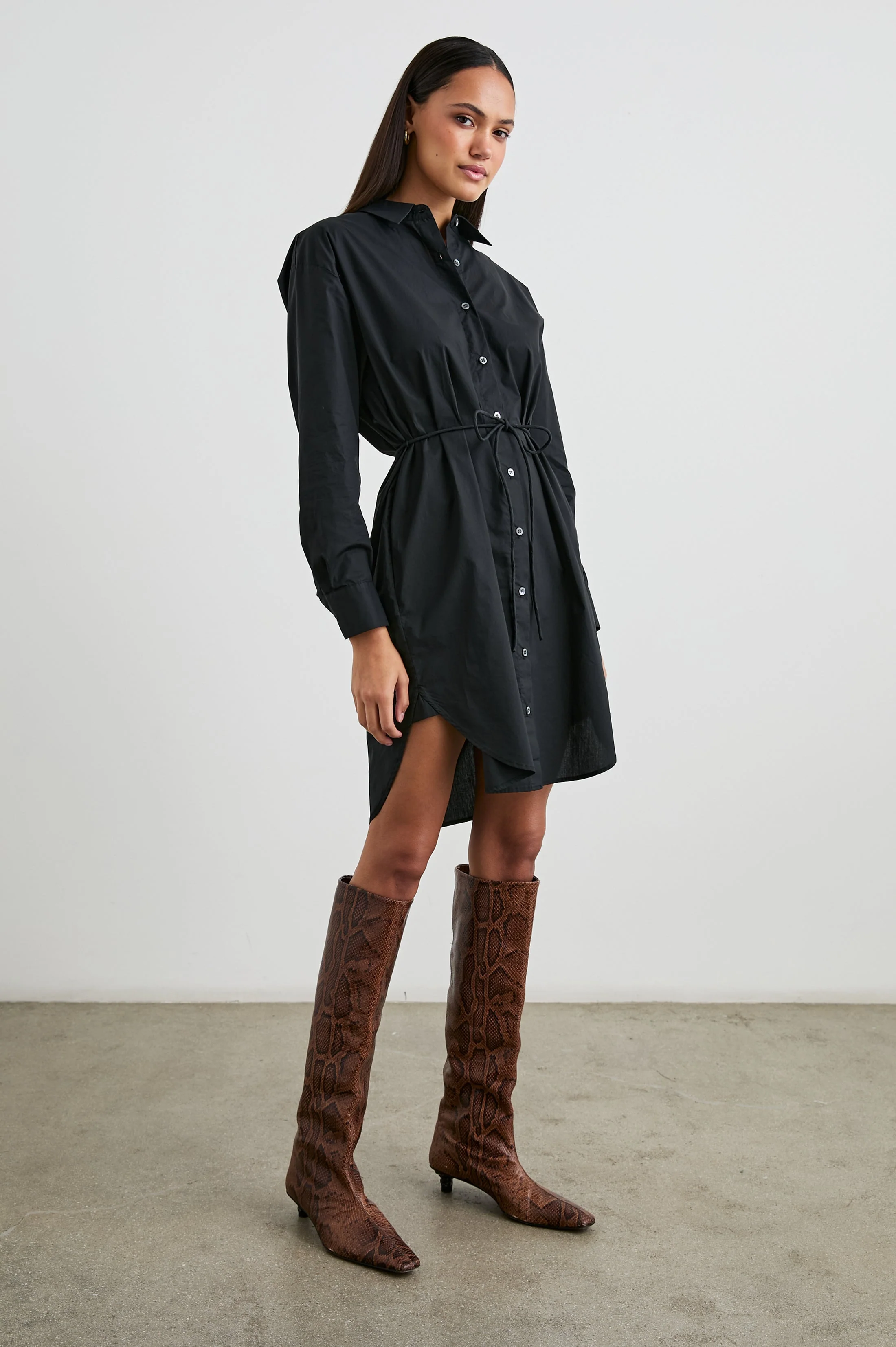 HARMONY DRESS - BLACK - Image 4