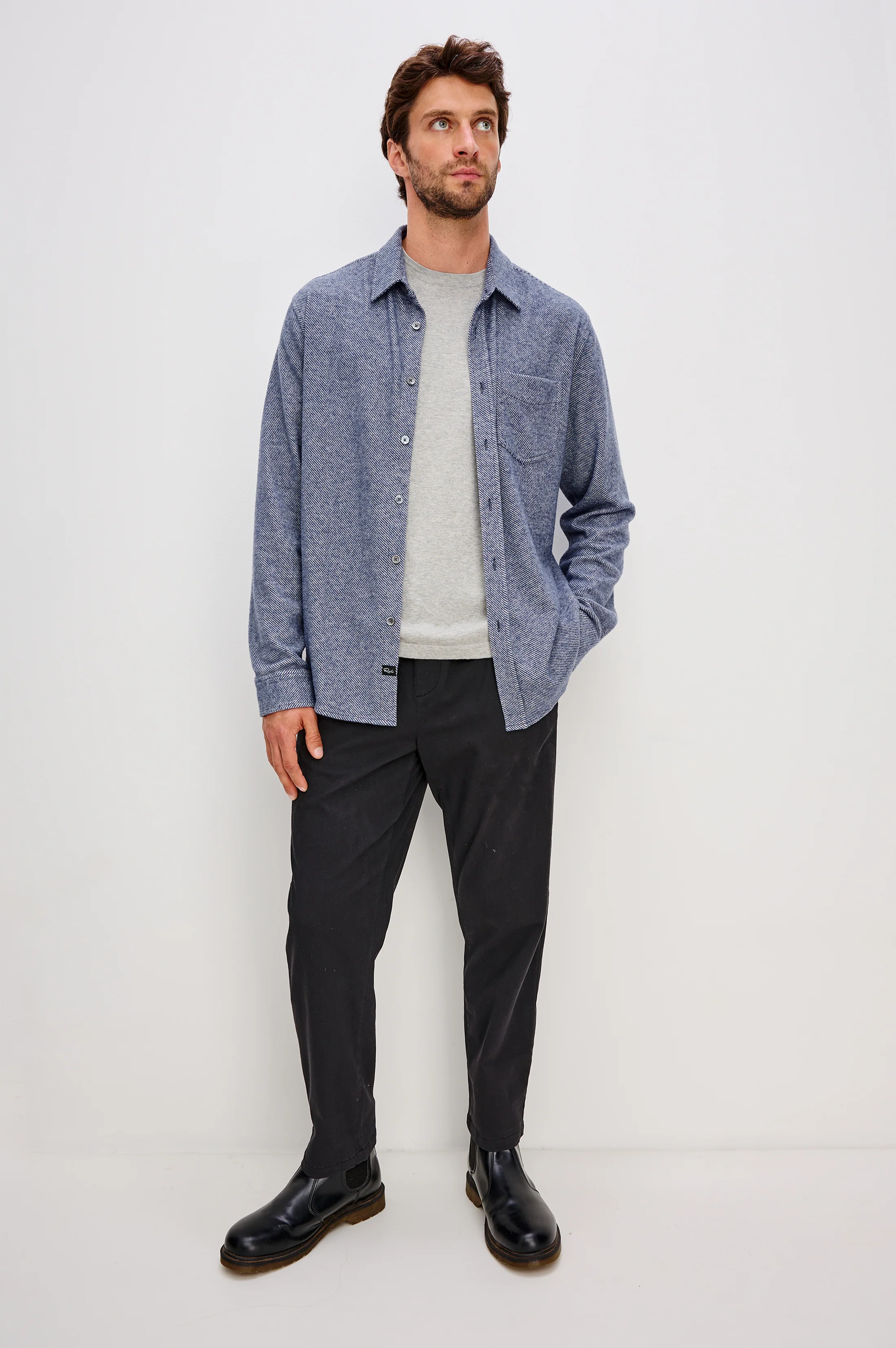 HAWKE SHIRT - MARINE TWILL - Image 3