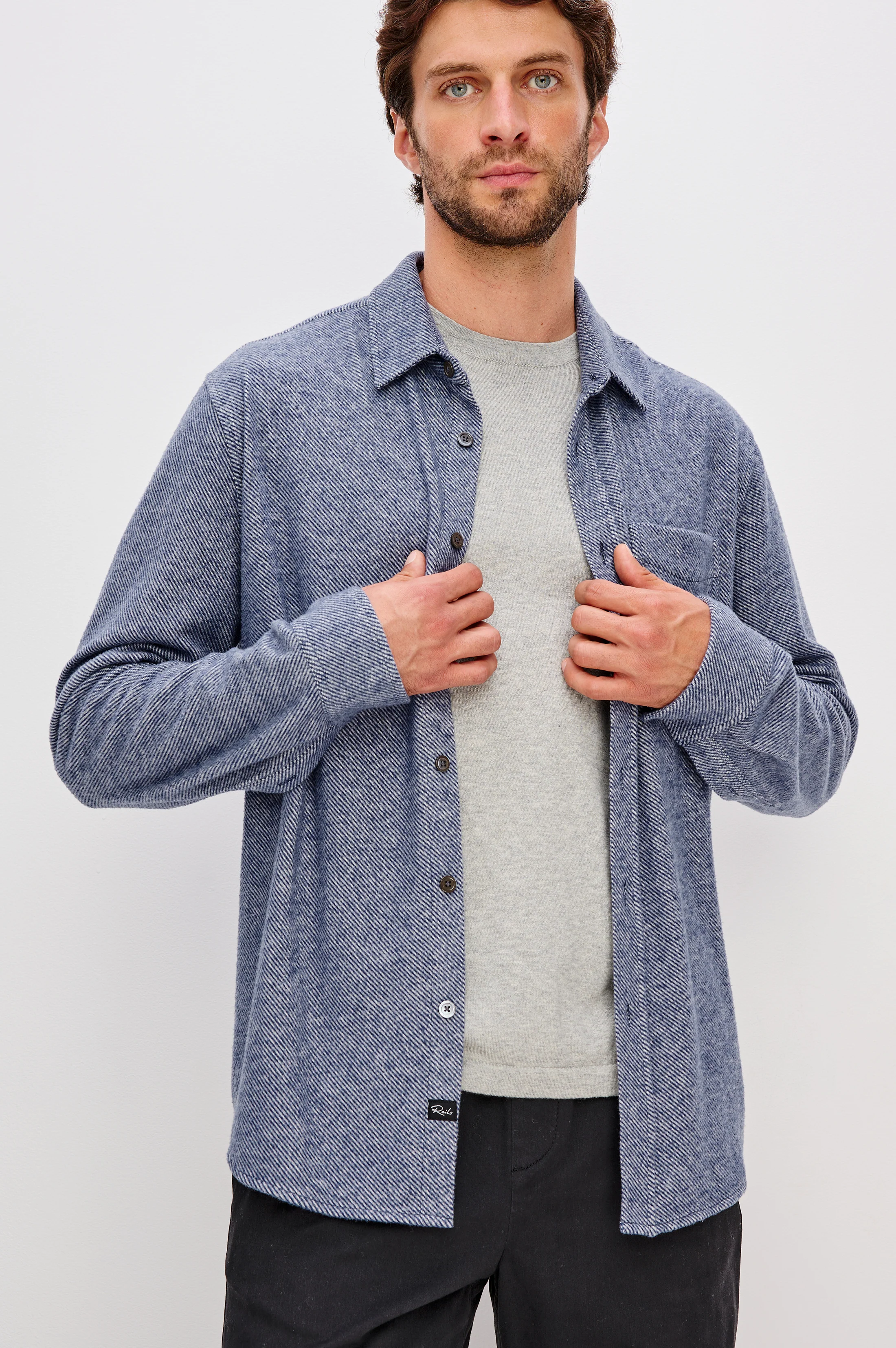 HAWKE SHIRT - MARINE TWILL - Image 4