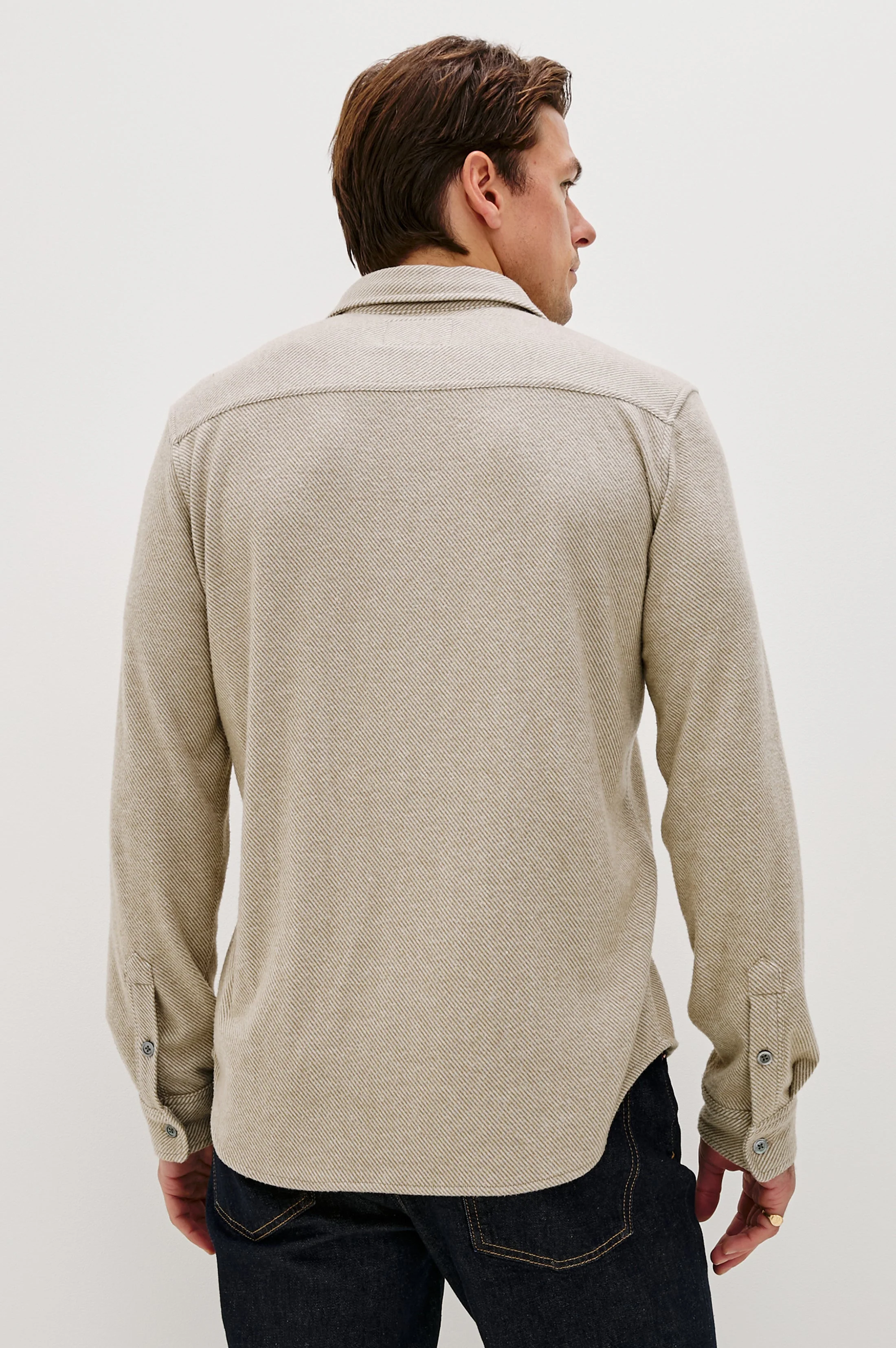 HAWKE SHIRT - TAUPE TWILL - Image 5