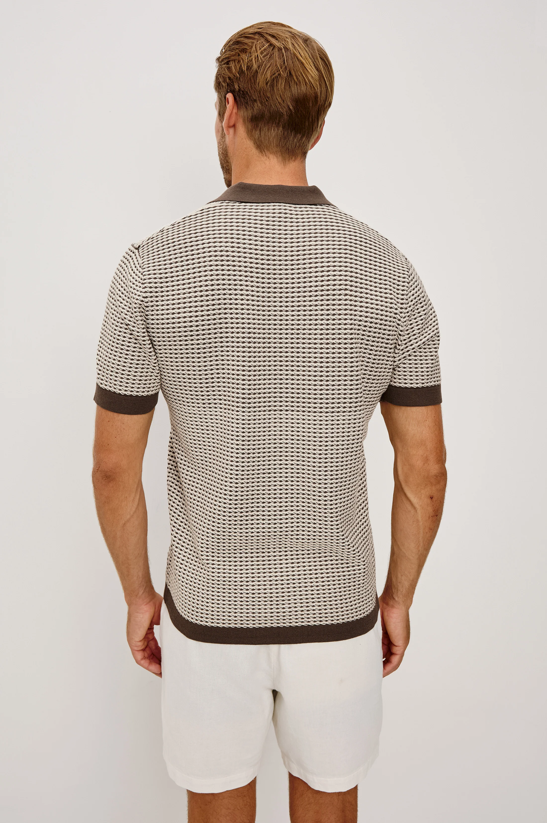 HAYDEN POLO SHIRT - OLIVE OAT RIPPLE - Image 5