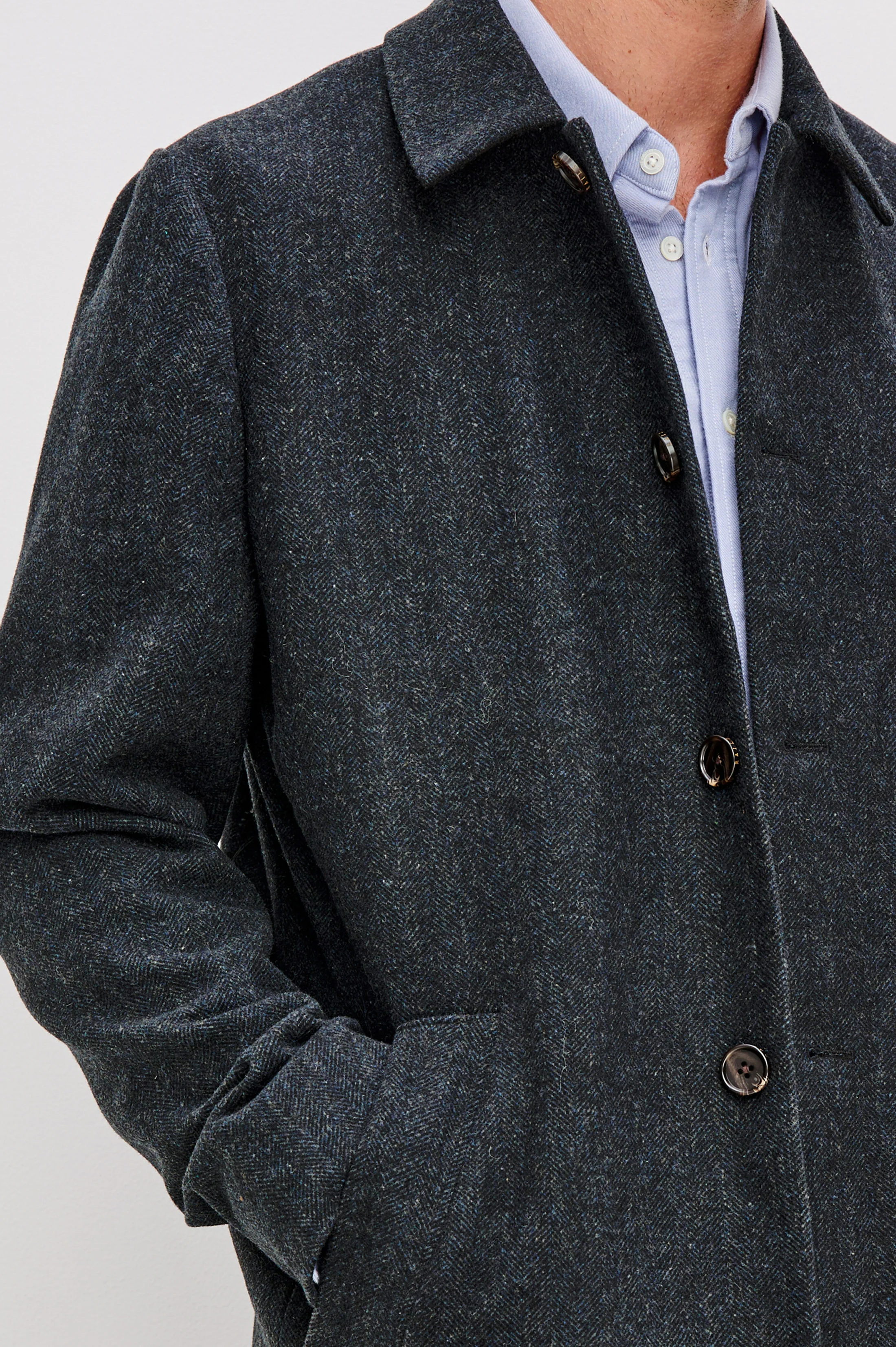 HOCKNEY OVERCOAT - CELESTIAL TWEED - Image 2