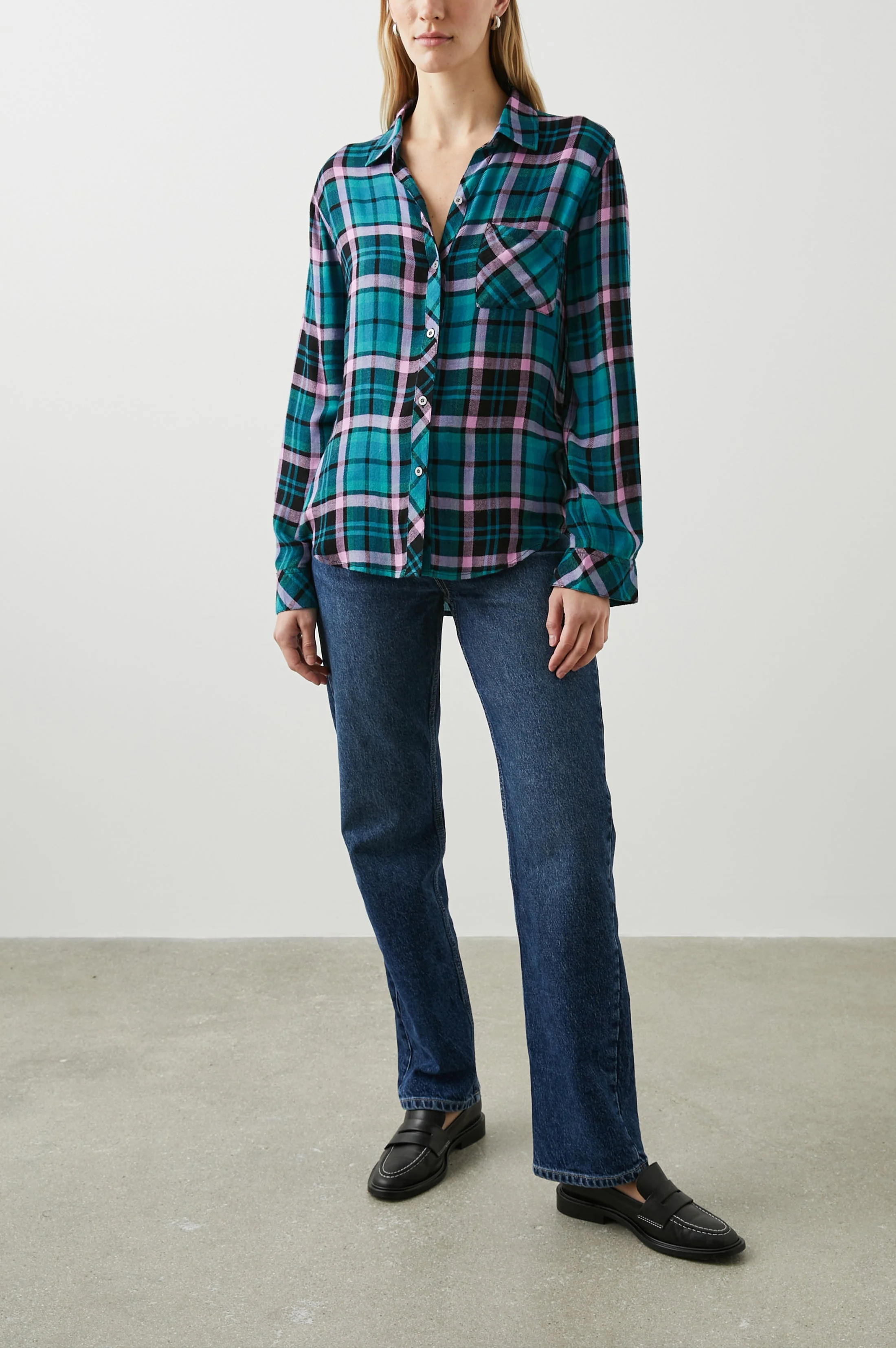 HUNTER SHIRT - AQUA LILAC - Image 3