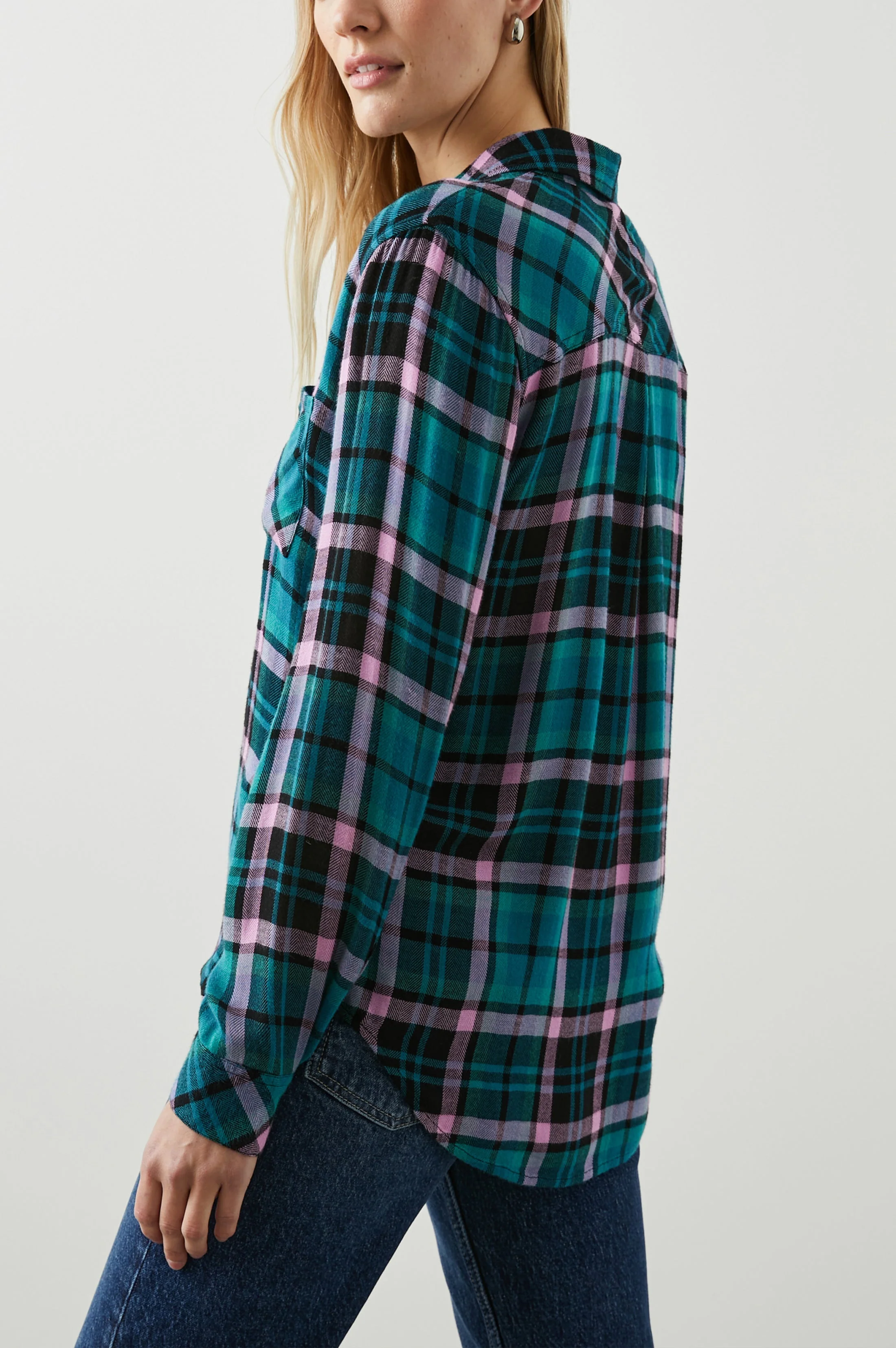 HUNTER SHIRT - AQUA LILAC - Image 4