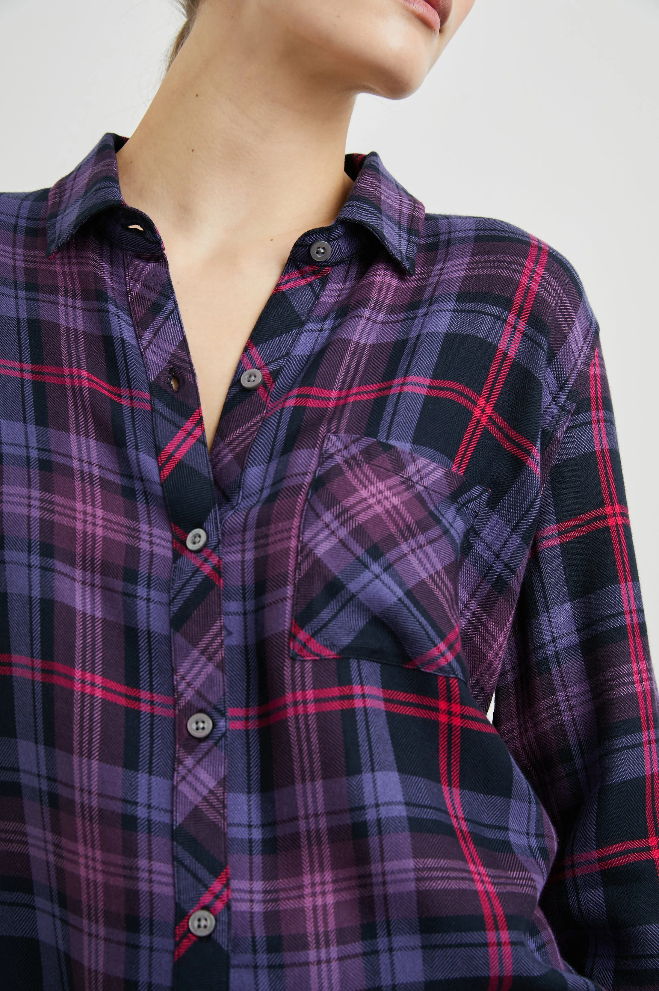HUNTER SHIRT - AUBERGINE MAGENTA - Image 2