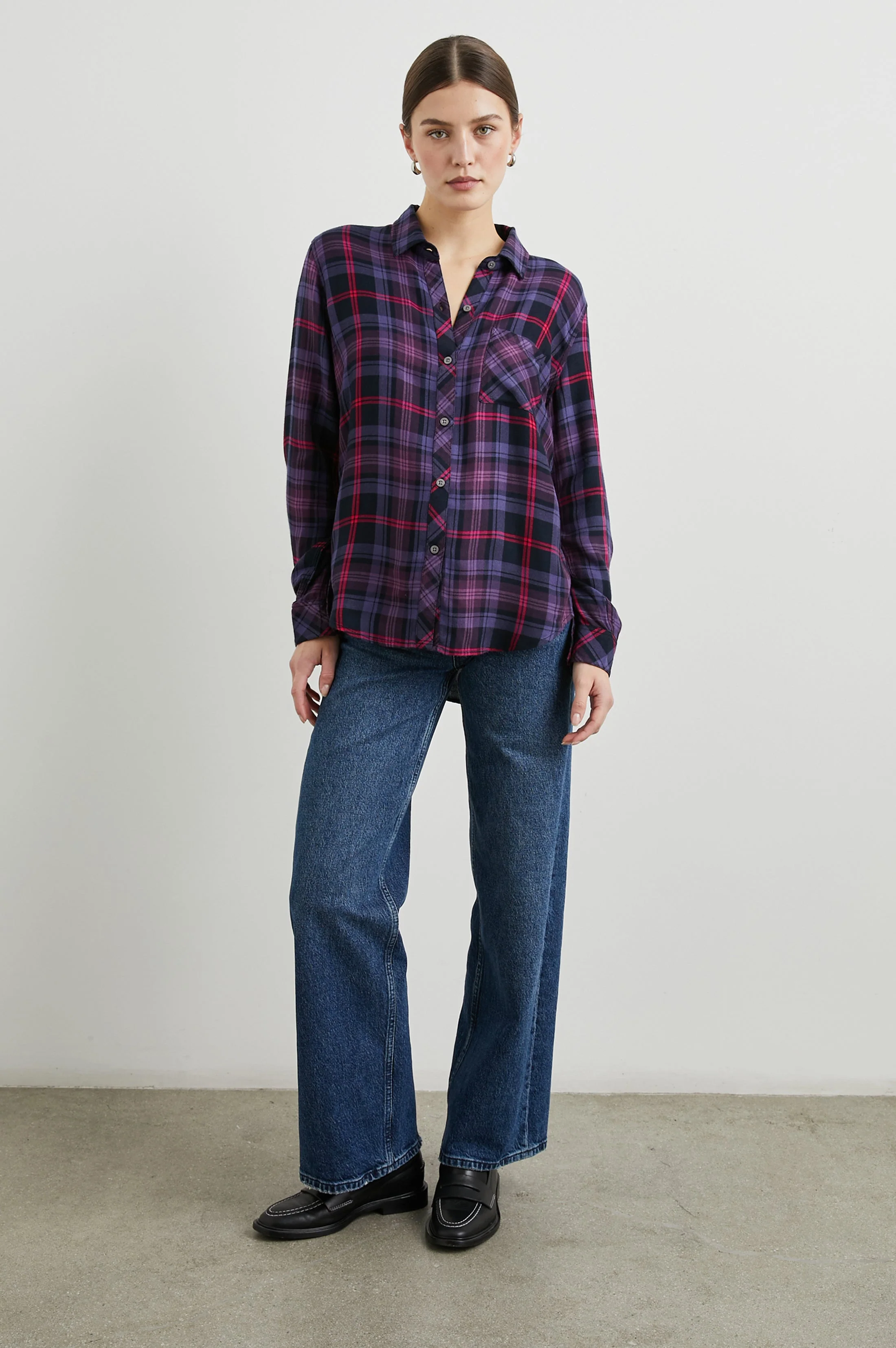 HUNTER SHIRT - AUBERGINE MAGENTA - Image 3