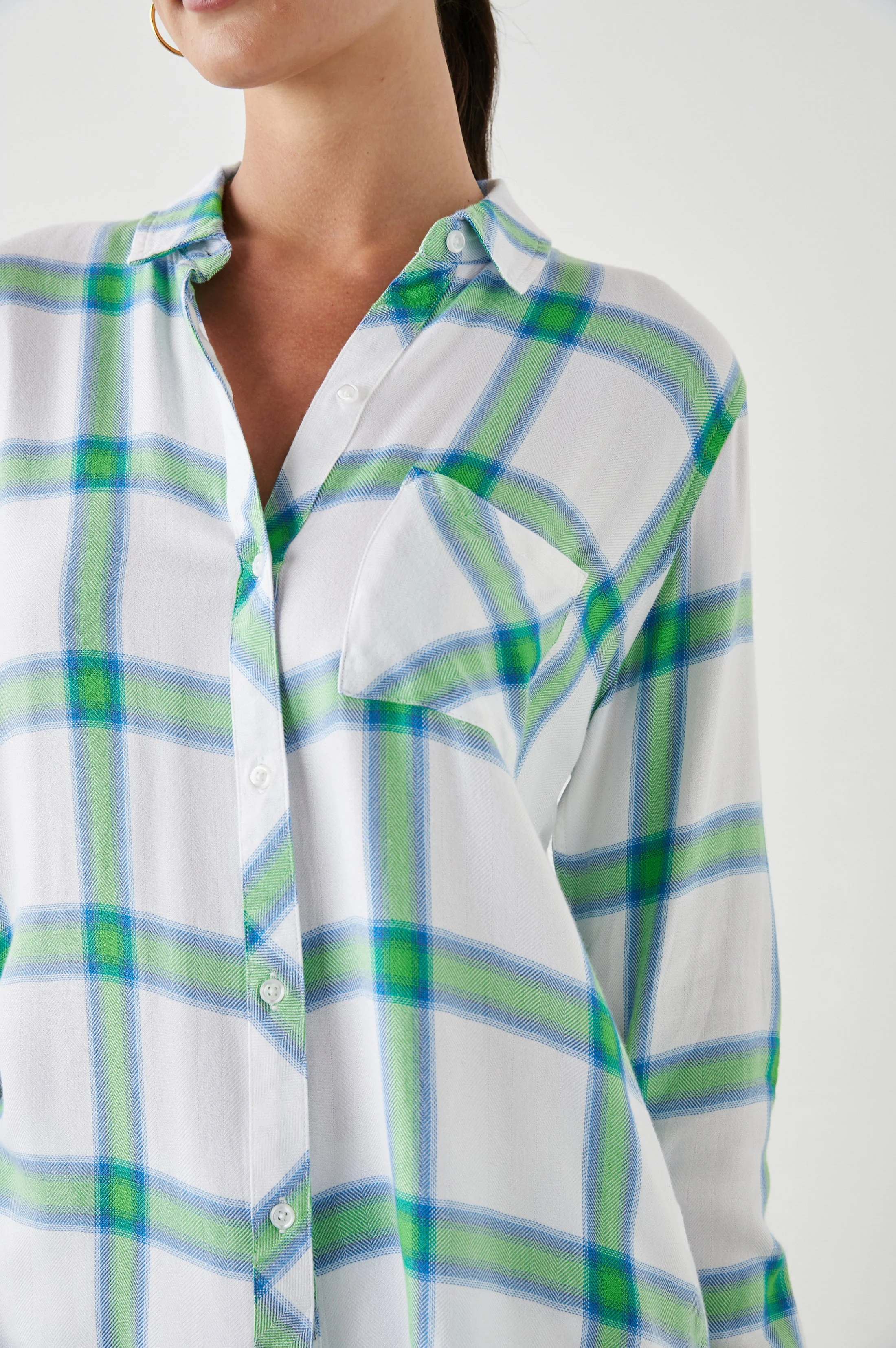 HUNTER SHIRT - AZURE LIME