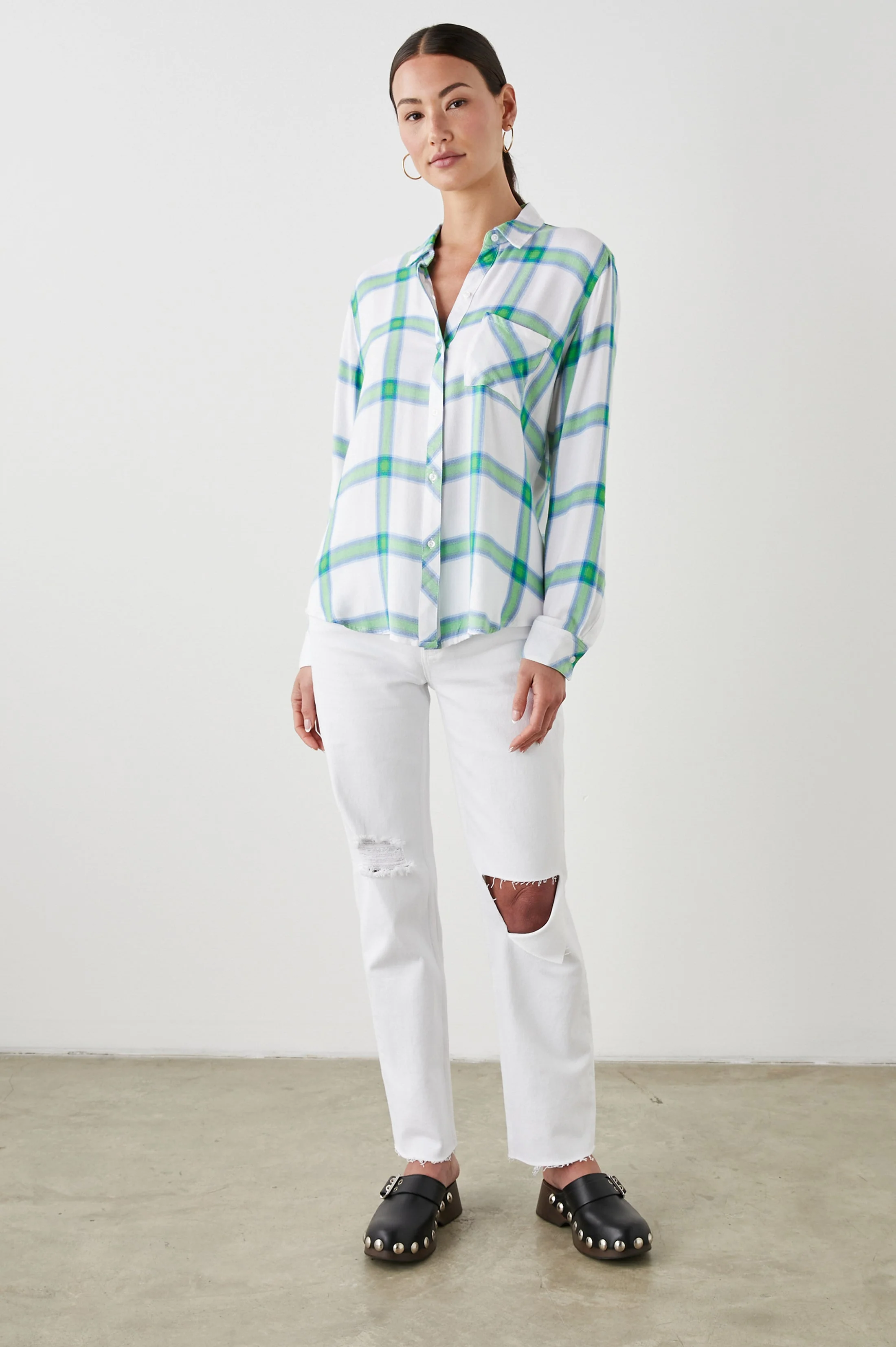HUNTER SHIRT - AZURE LIME - Image 2