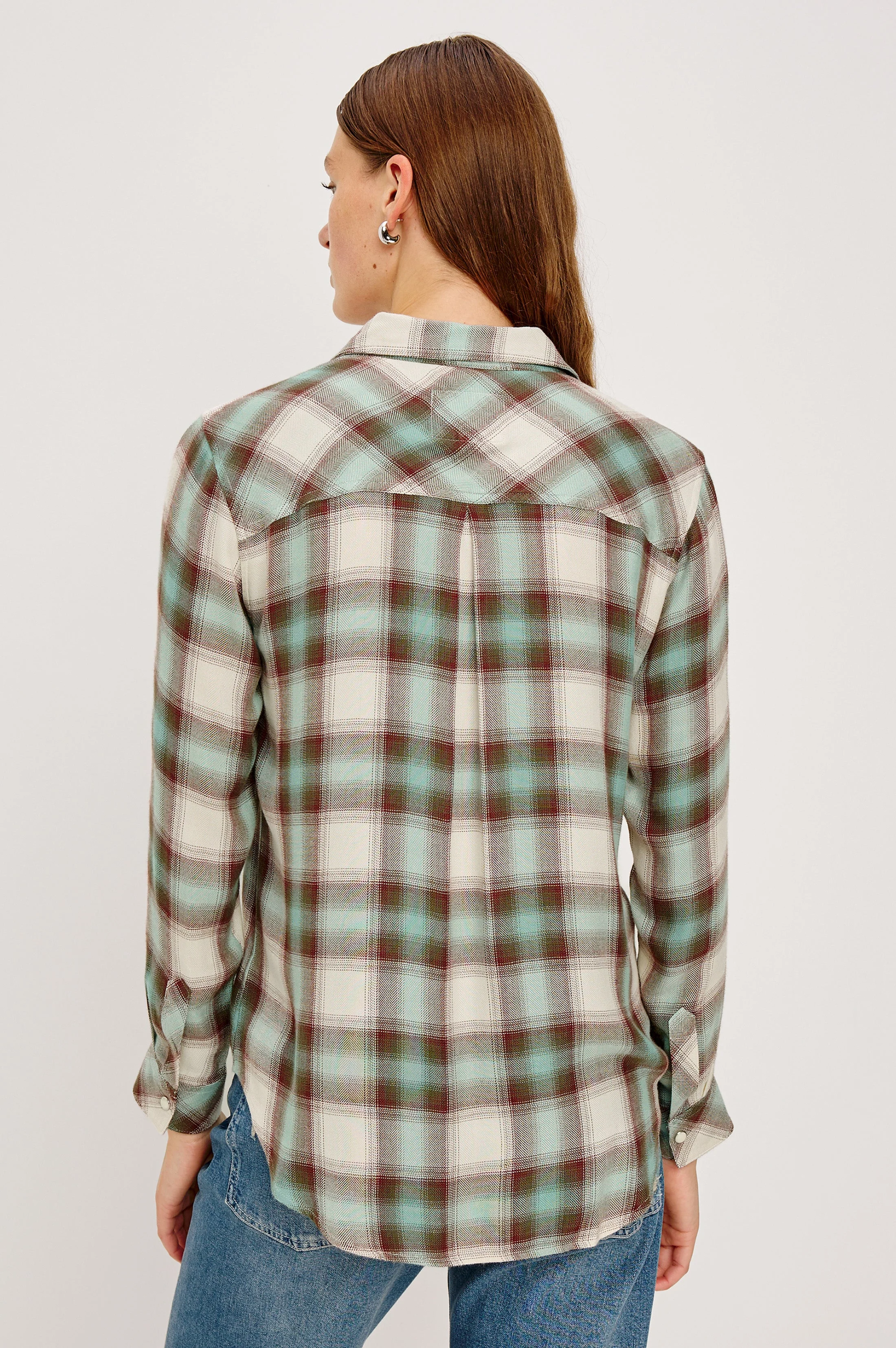 HUNTER SHIRT - BIRCH OLIVE TEAL - Image 4