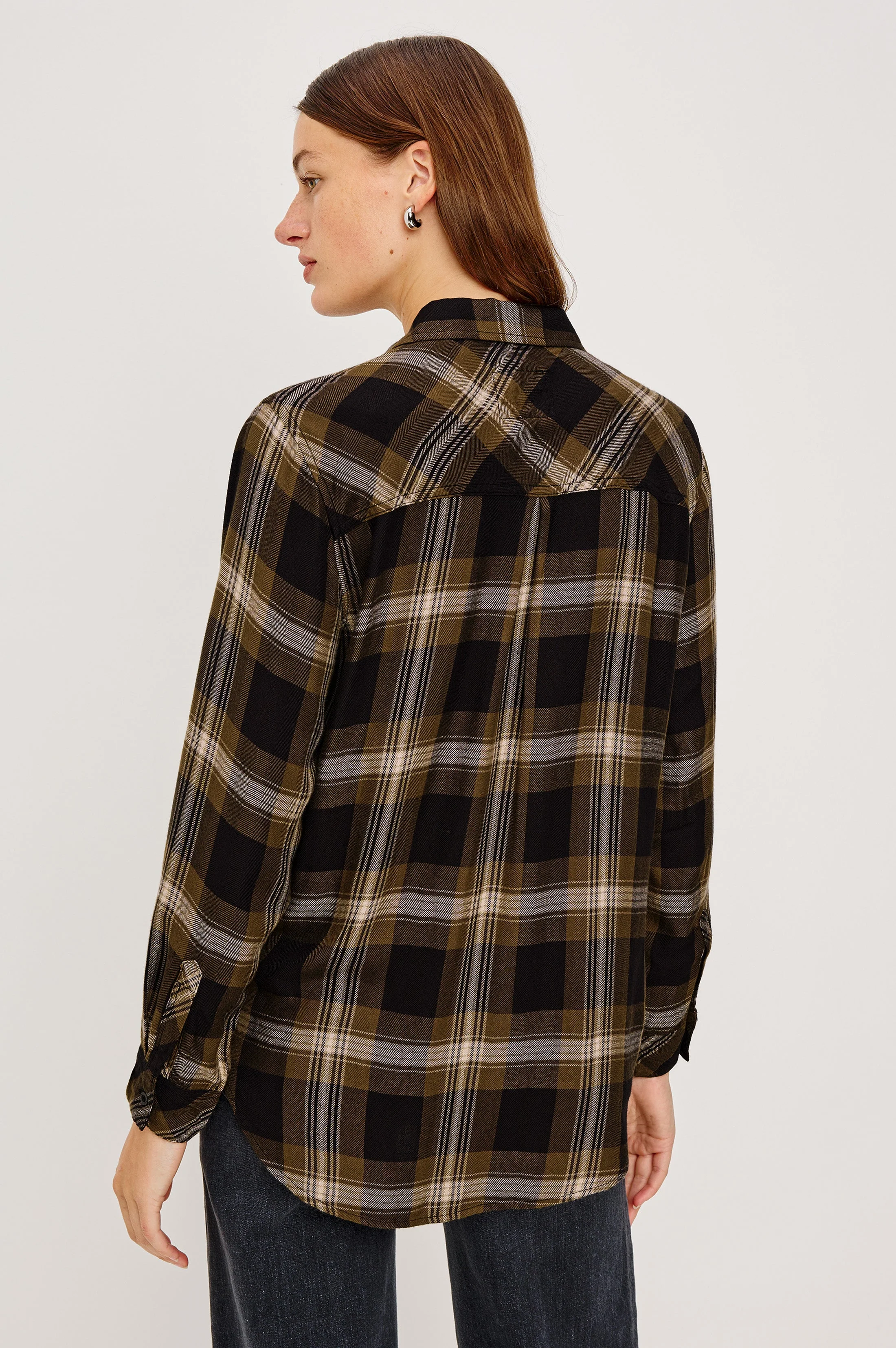 HUNTER SHIRT - BLACK CARMEL LUREX - Image 4