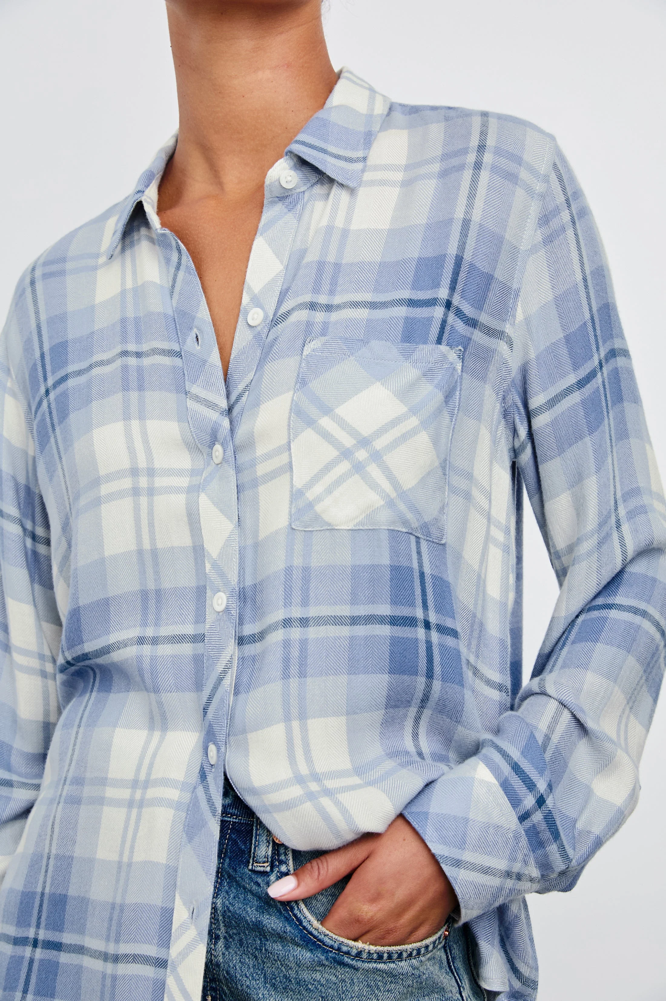 HUNTER SHIRT - BLUEBELL SNOW - Image 2
