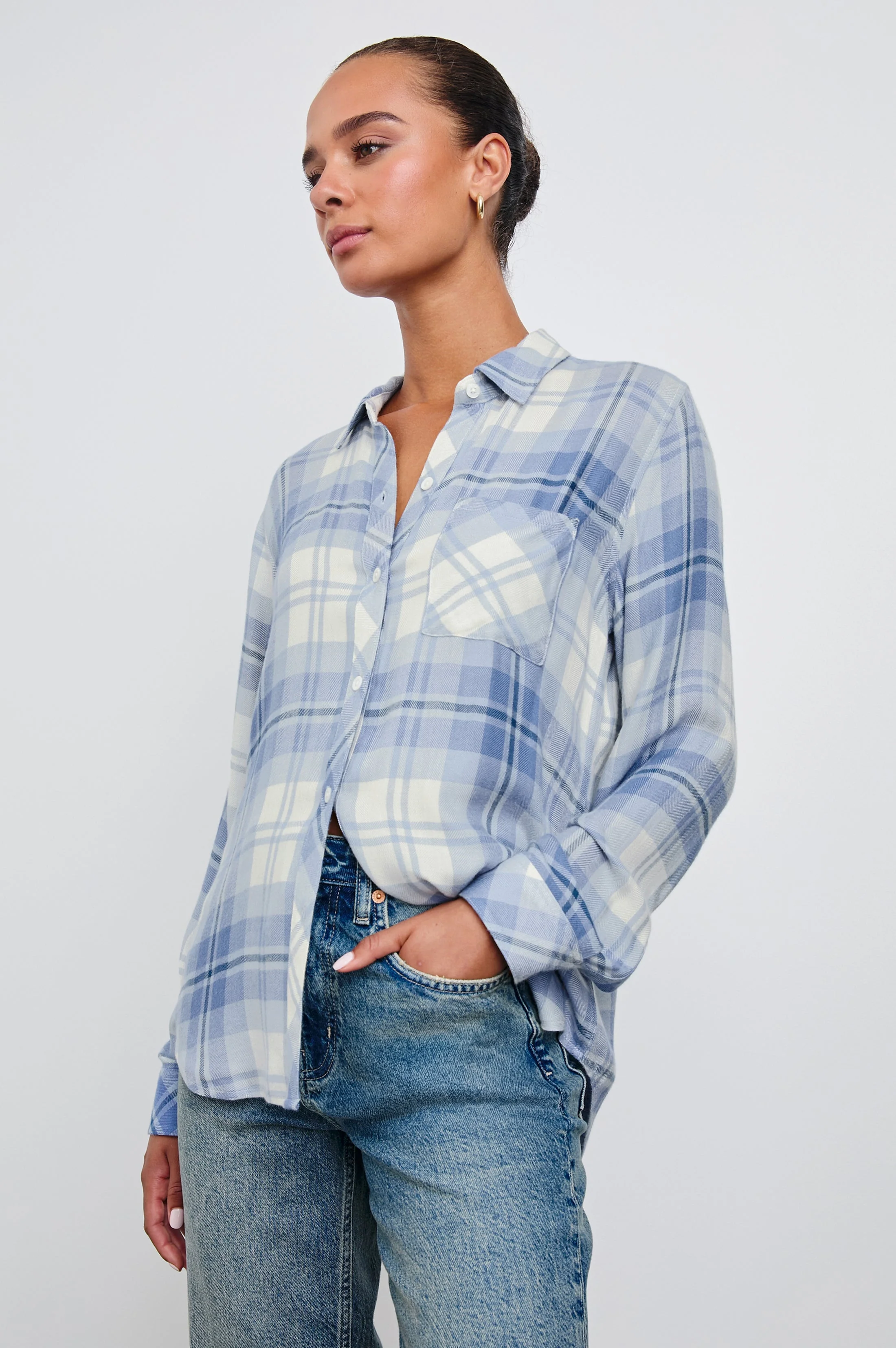 HUNTER SHIRT - BLUEBELL SNOW - Image 3