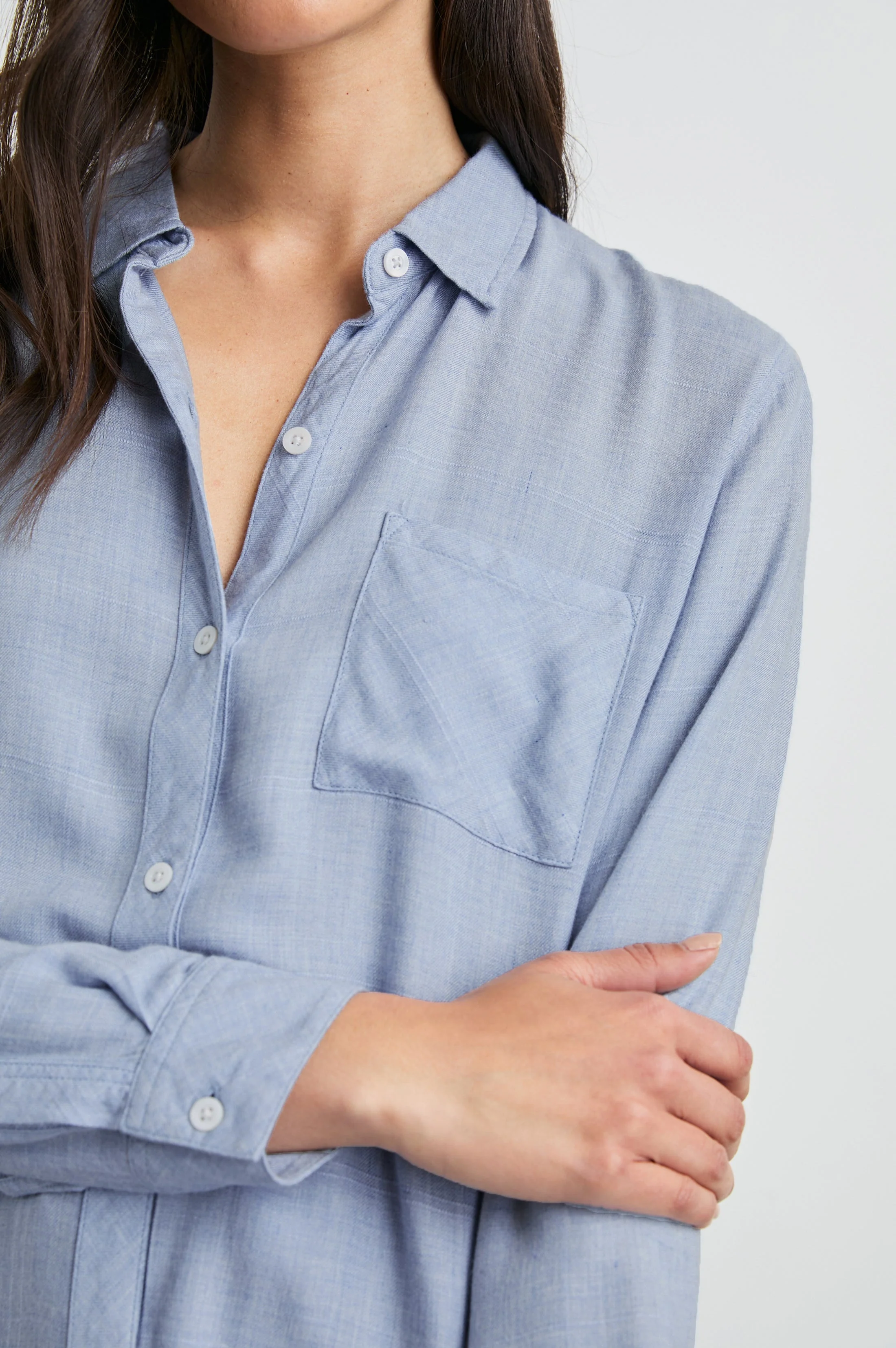 HUNTER SHIRT - CHAMBRAY HEATHER - Image 2
