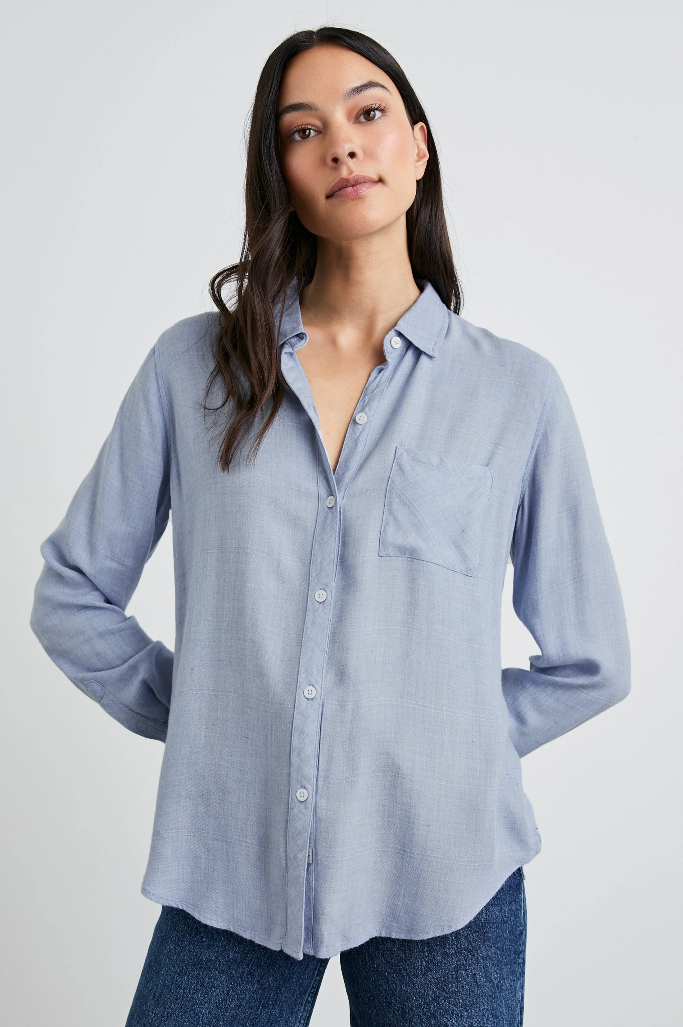 HUNTER SHIRT - CHAMBRAY HEATHER - Image 3