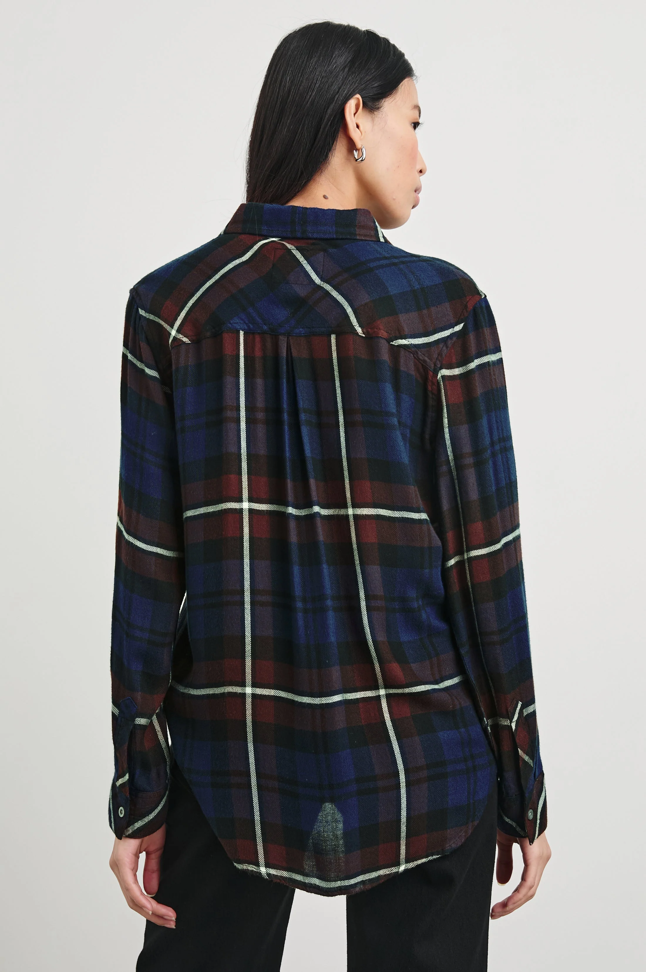 HUNTER SHIRT - CHESTNUT BIRCH NAVY - Image 5