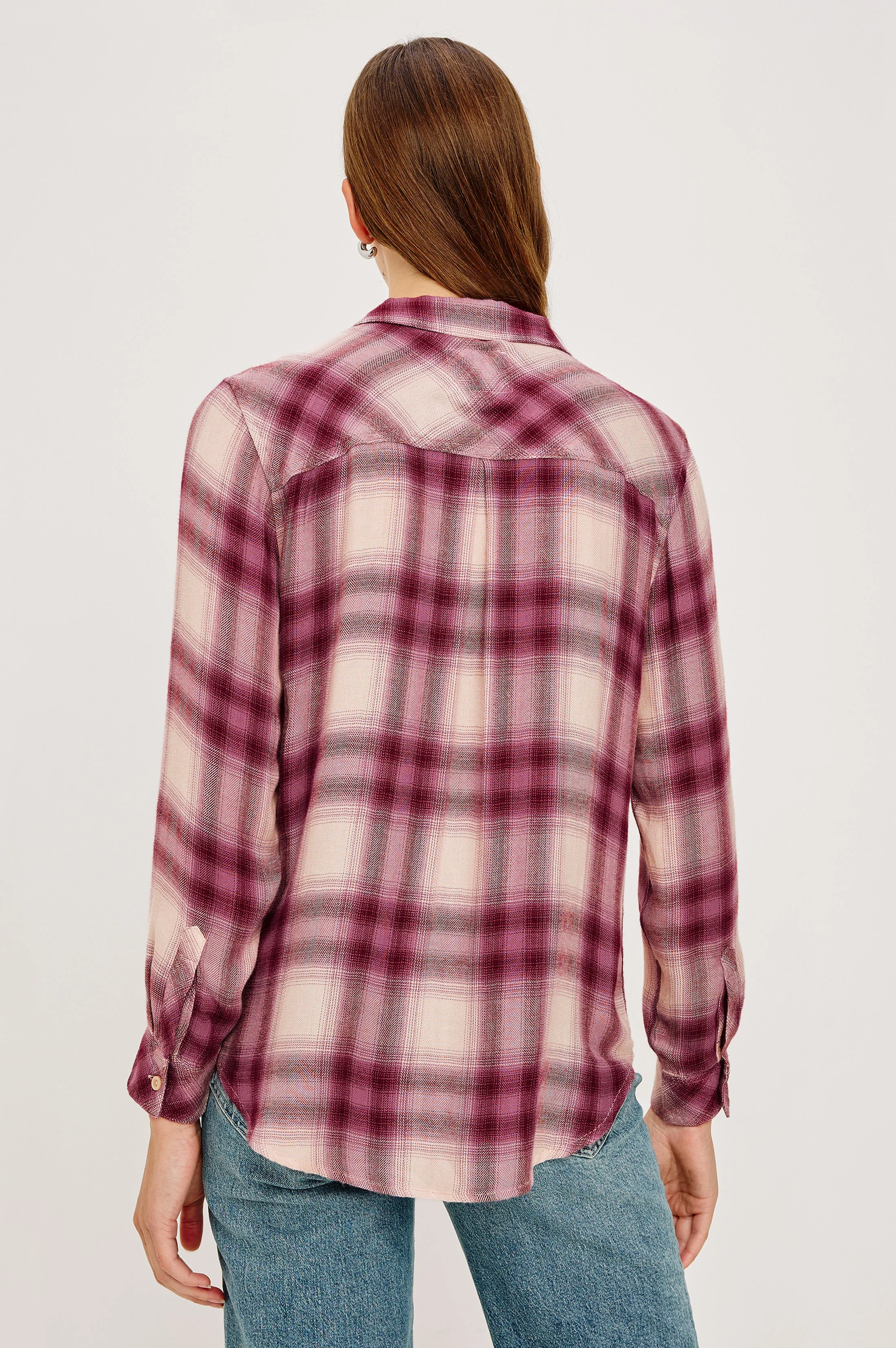 HUNTER SHIRT - FADED PLUM IVORY - Image 5