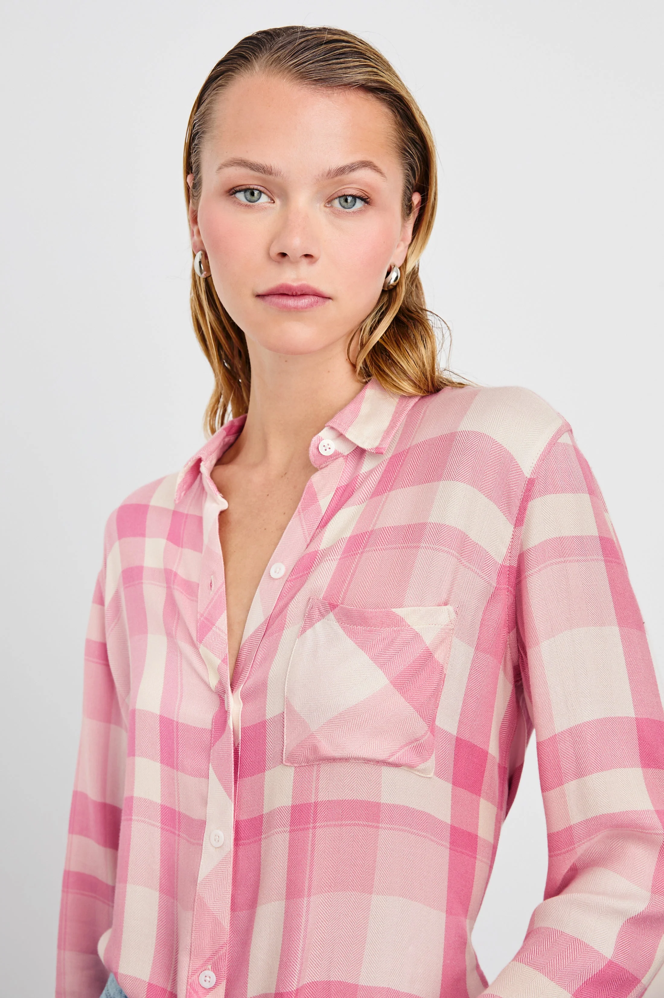 HUNTER SHIRT - IVORY ROSE - Image 2