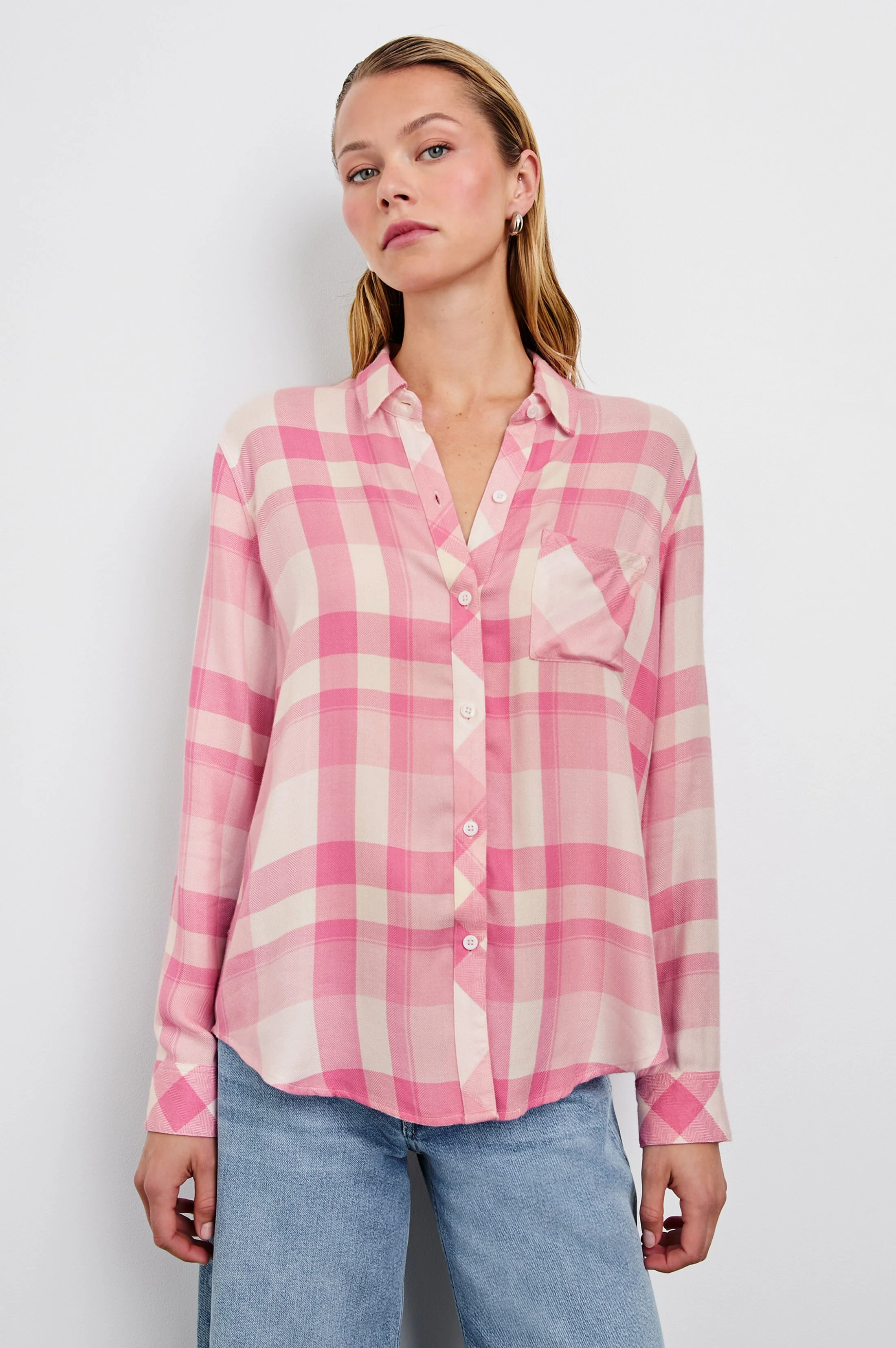 HUNTER SHIRT - IVORY ROSE - Image 3