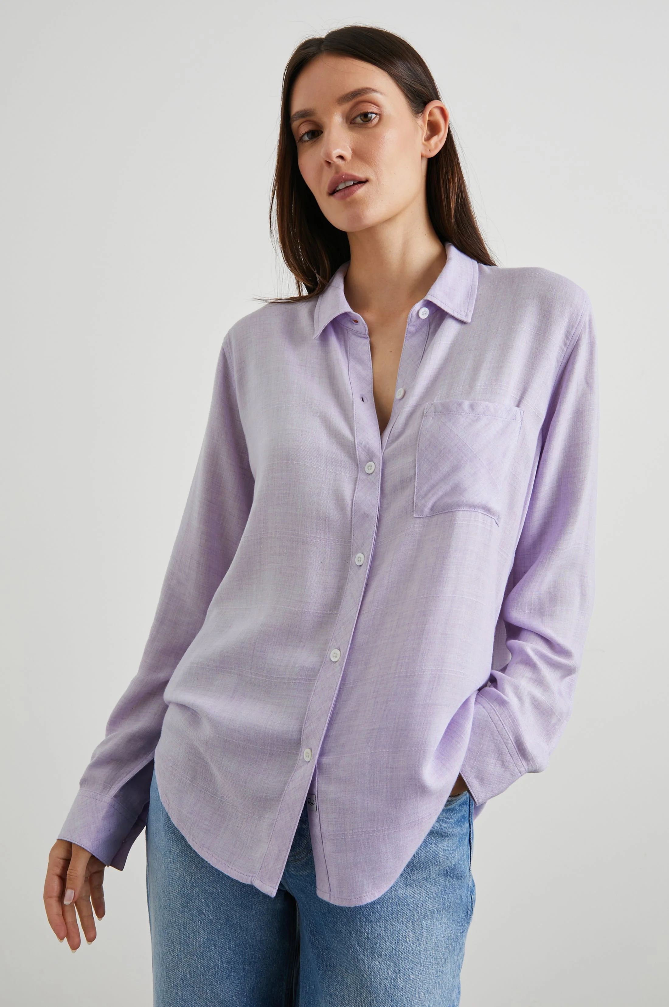 HUNTER SHIRT - LAVENDER HEATHER - Image 3
