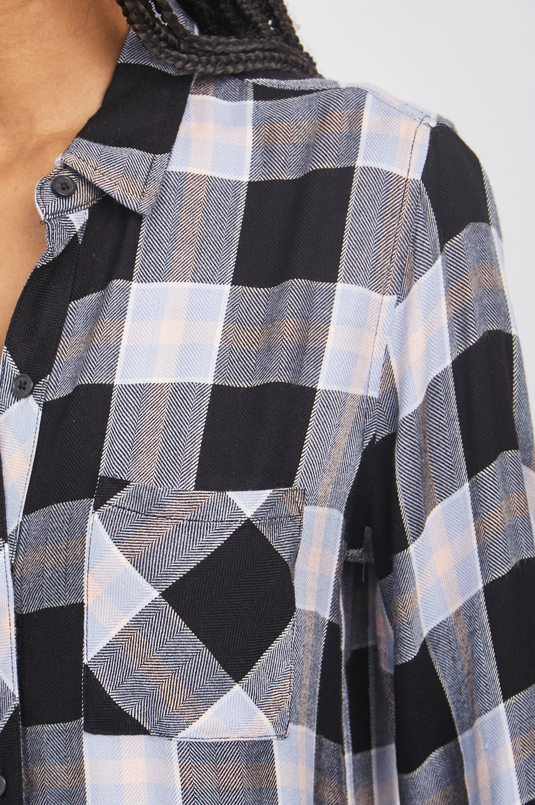 HUNTER SHIRT - ONYX PERWINKLE BLUSH - Image 2