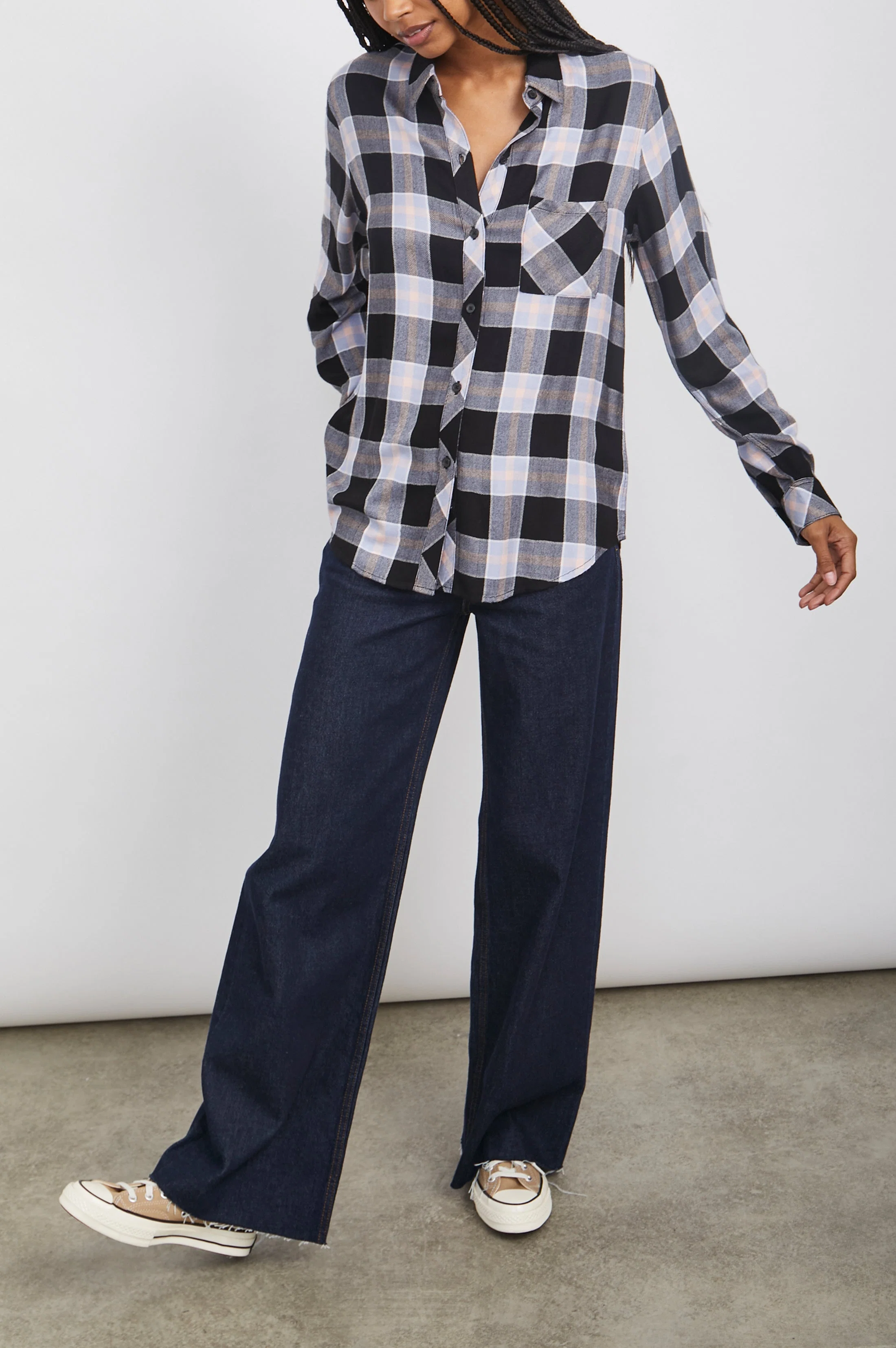 HUNTER SHIRT - ONYX PERWINKLE BLUSH - Image 3