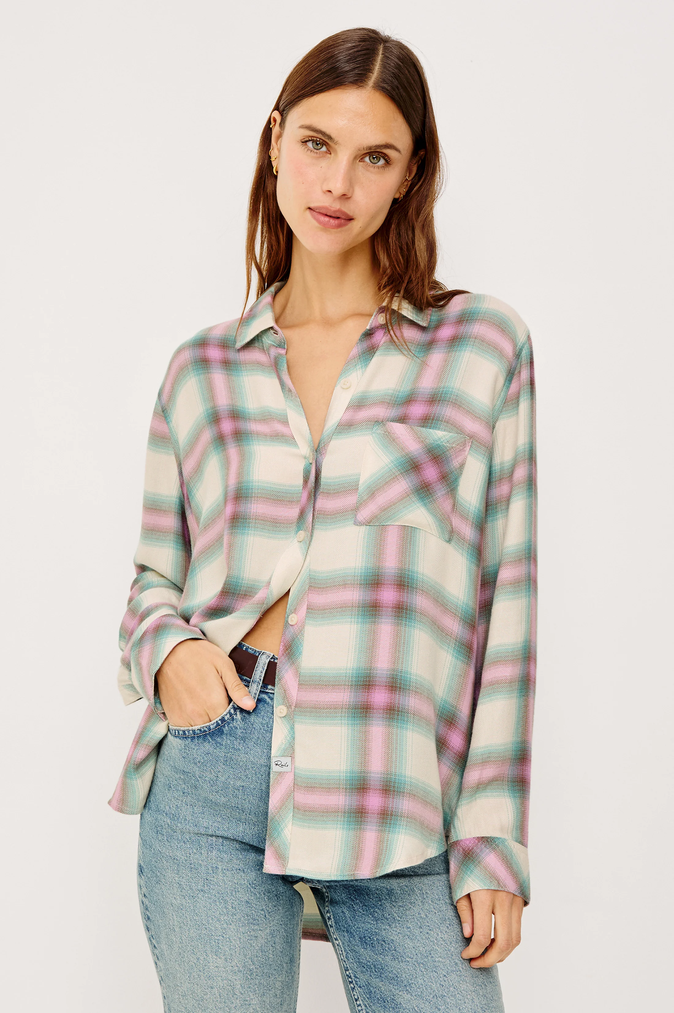 HUNTER SHIRT - PERIWINKLE BLUE