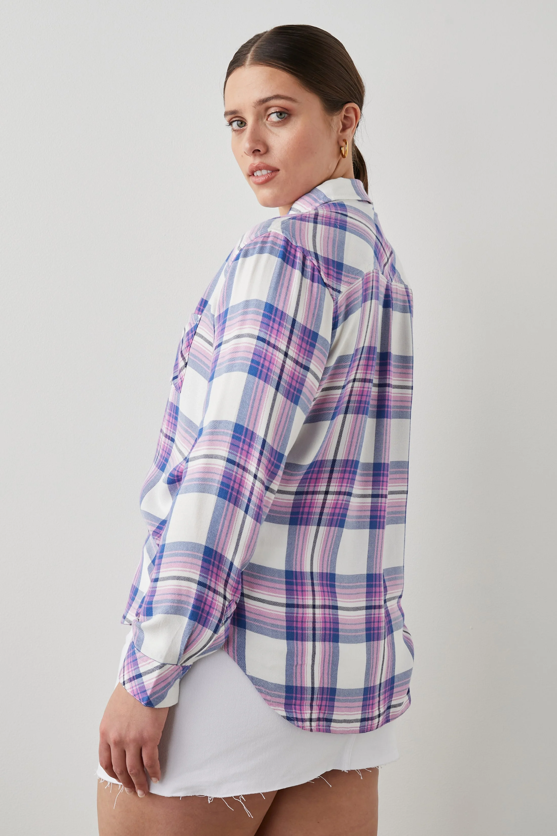 HUNTER SHIRT - WHITE DENIM BERRY - Image 11