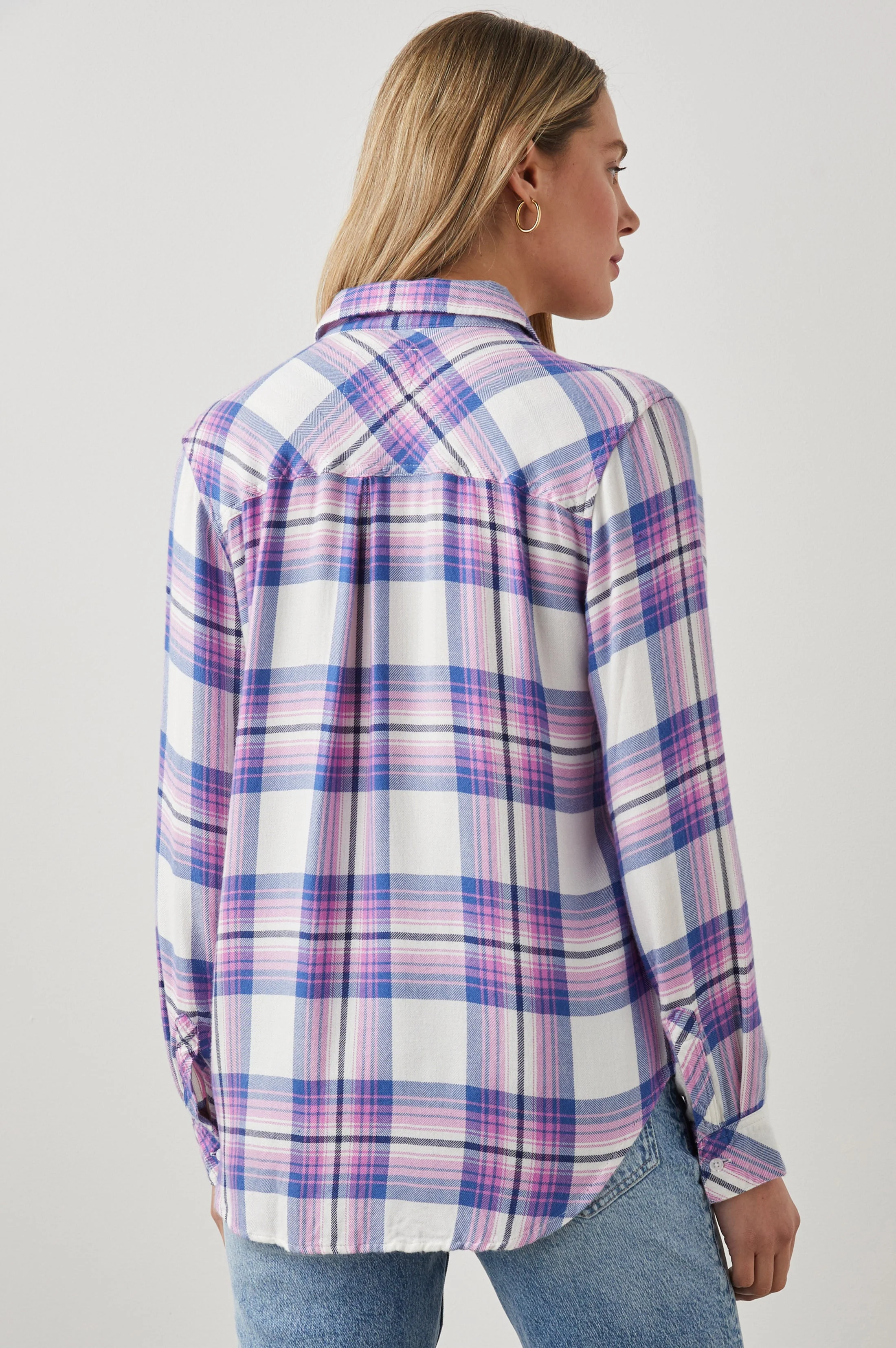HUNTER SHIRT - WHITE DENIM BERRY - Image 5