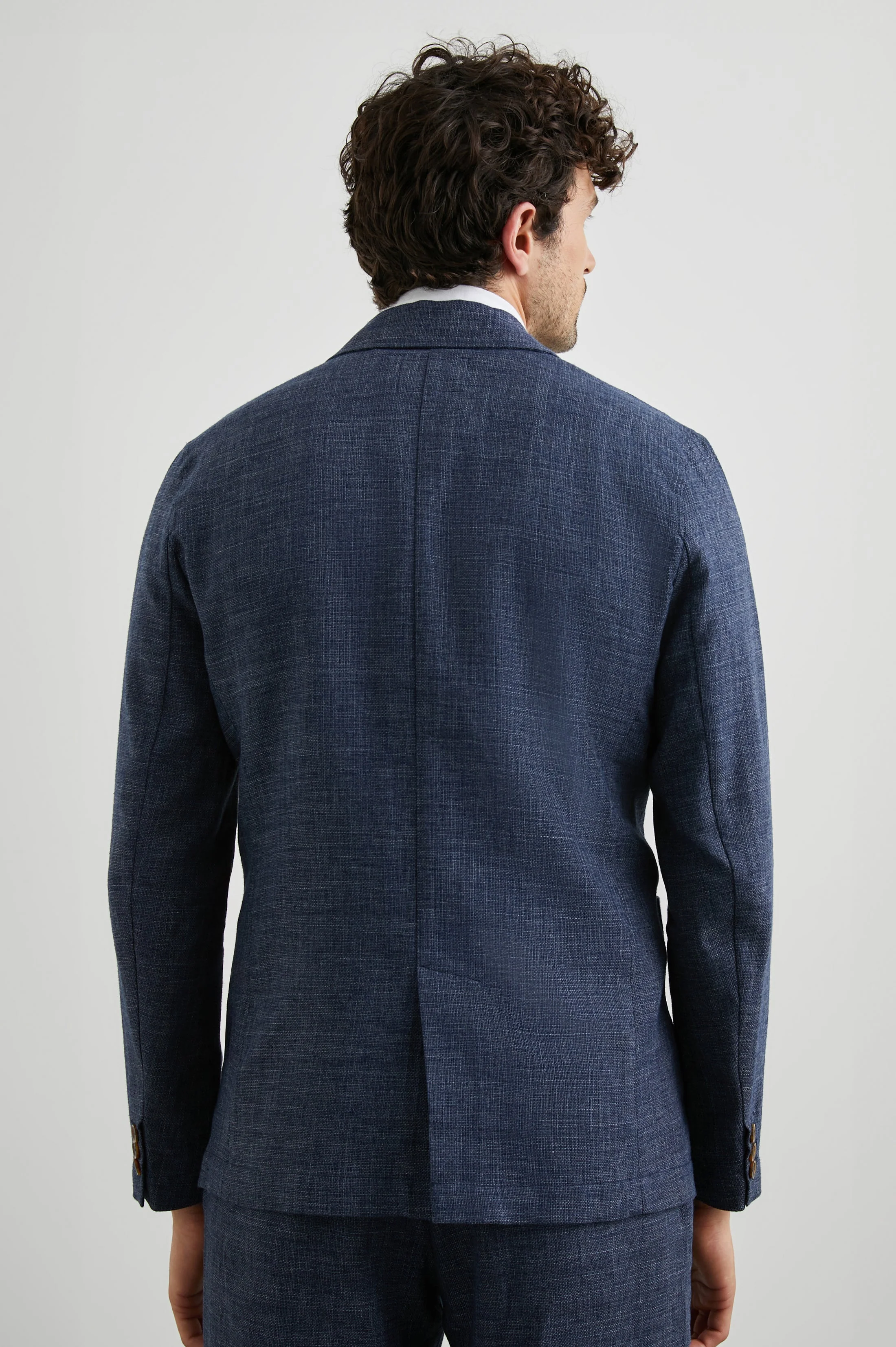 IDRIS BLAZER - NAVY MELANGE - Image 5