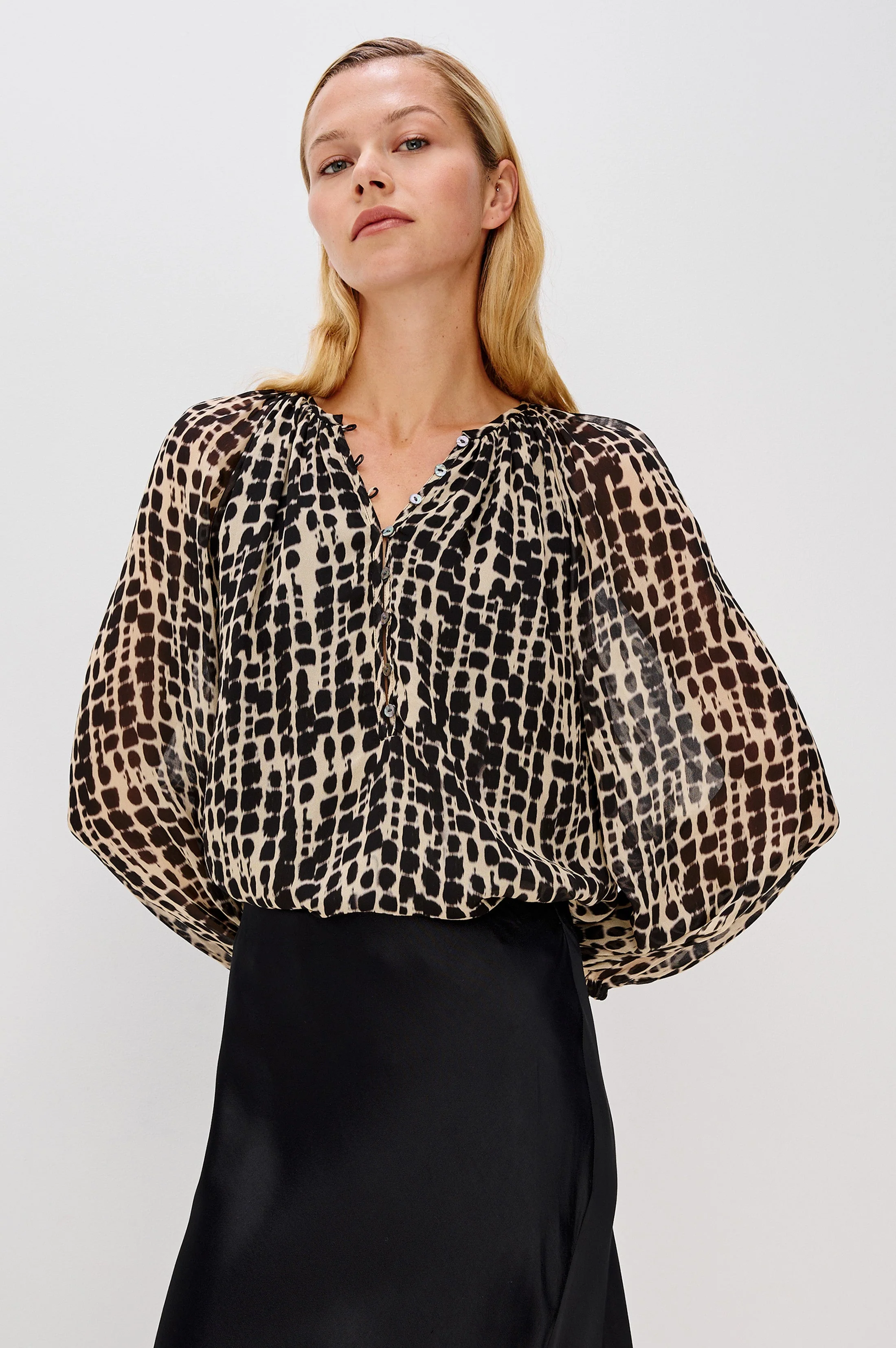 INDI TOP - SPOTTED SHIBORI - Image 4