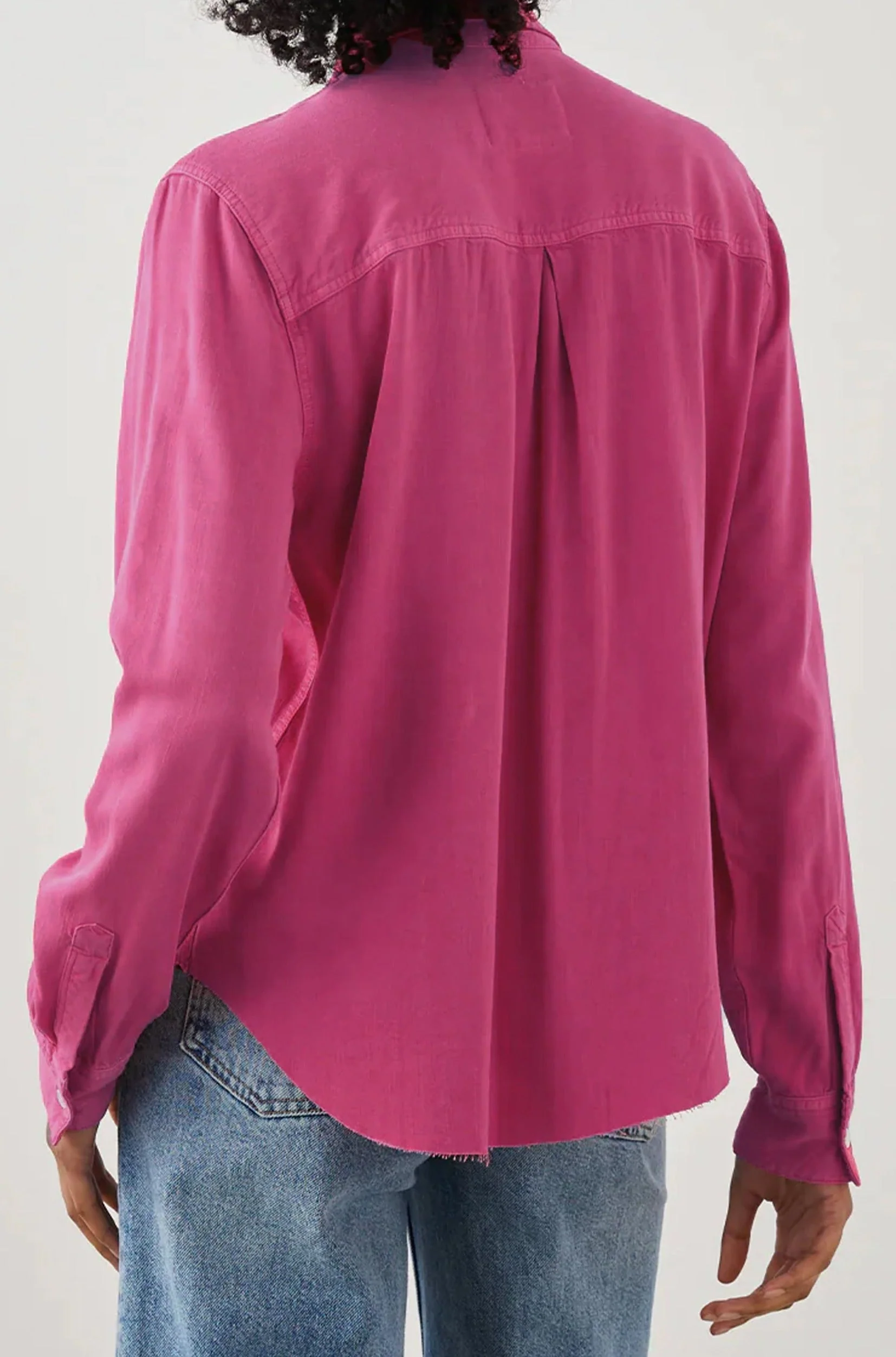 INGRID RAW SHIRT - HIBISCUS - Image 5