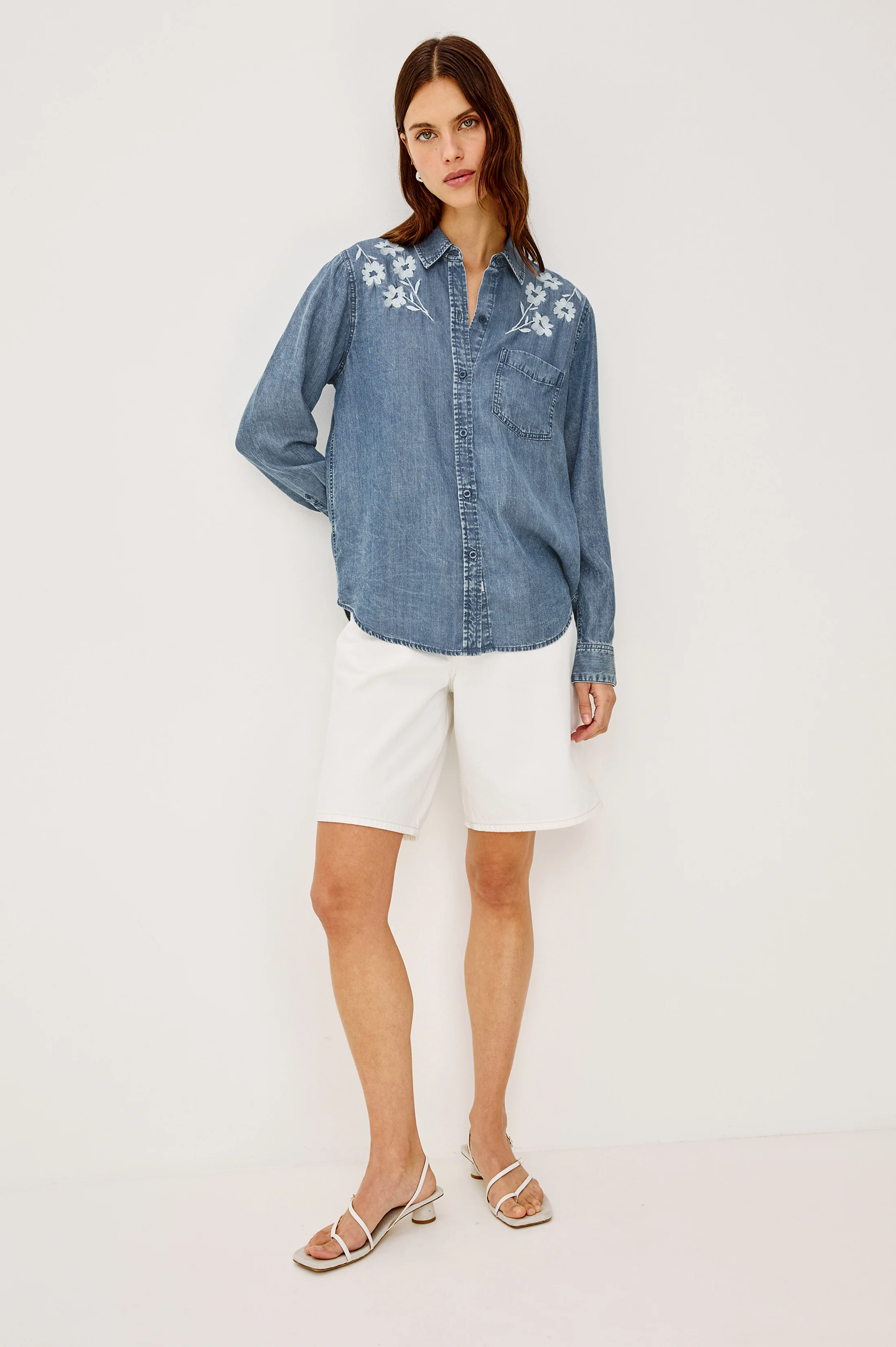 INGRID SHIRT - FLEUR EMBROIDERY - Image 3