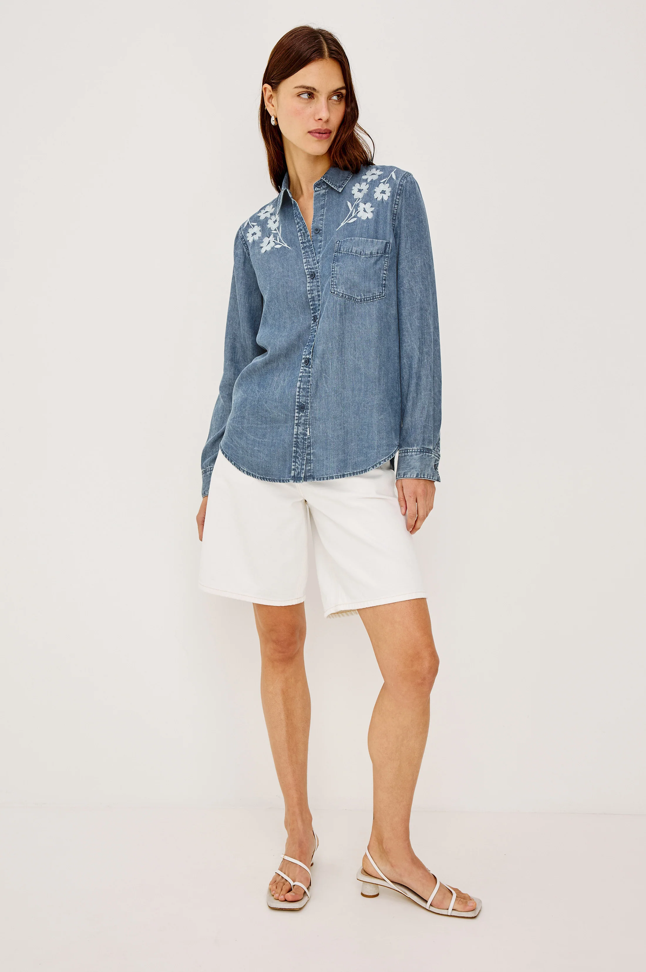 INGRID SHIRT - FLEUR EMBROIDERY - Image 4