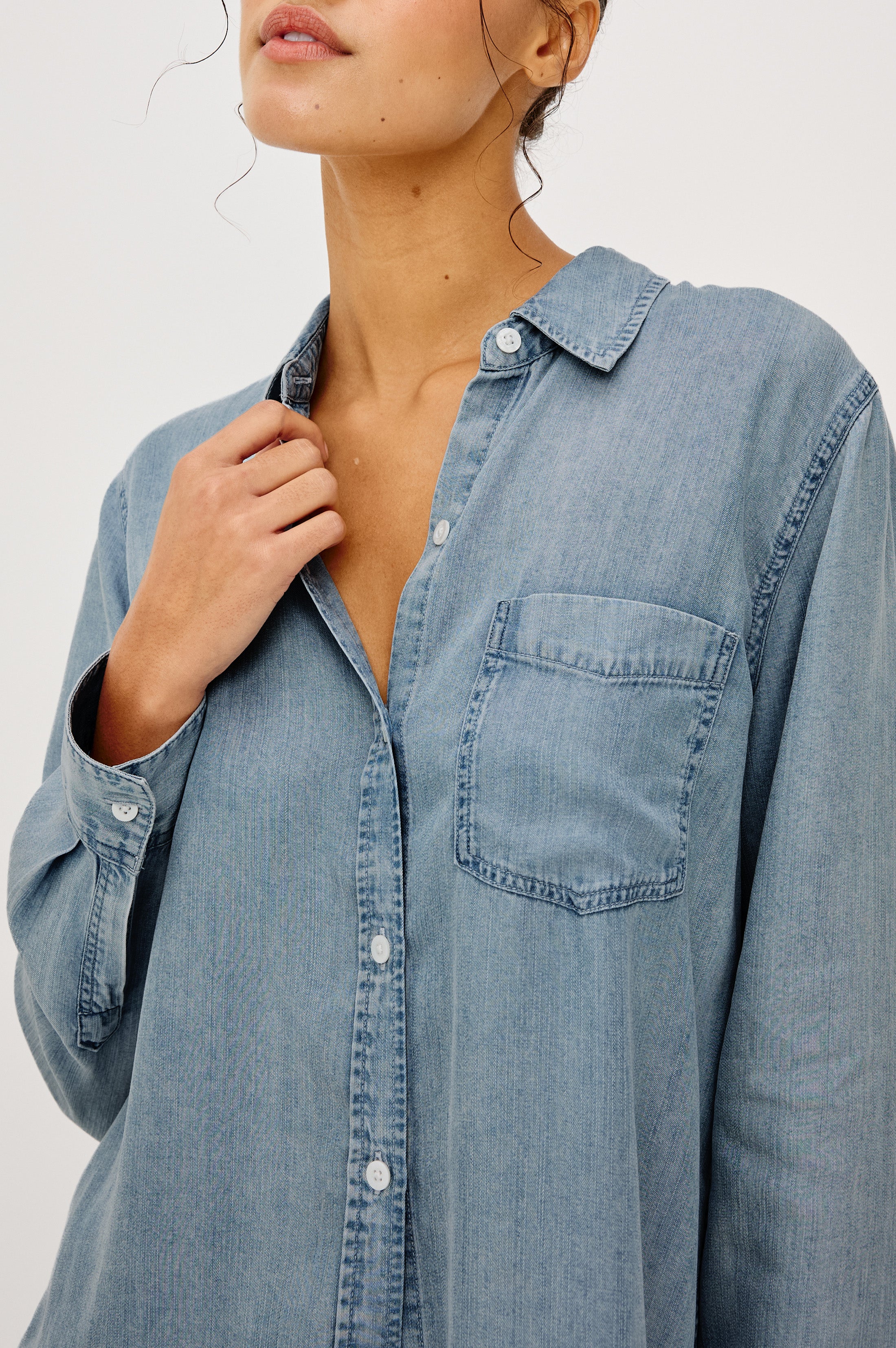 INGRID SHIRT - MED VINTAGE  CLOUD WASH - Image 2