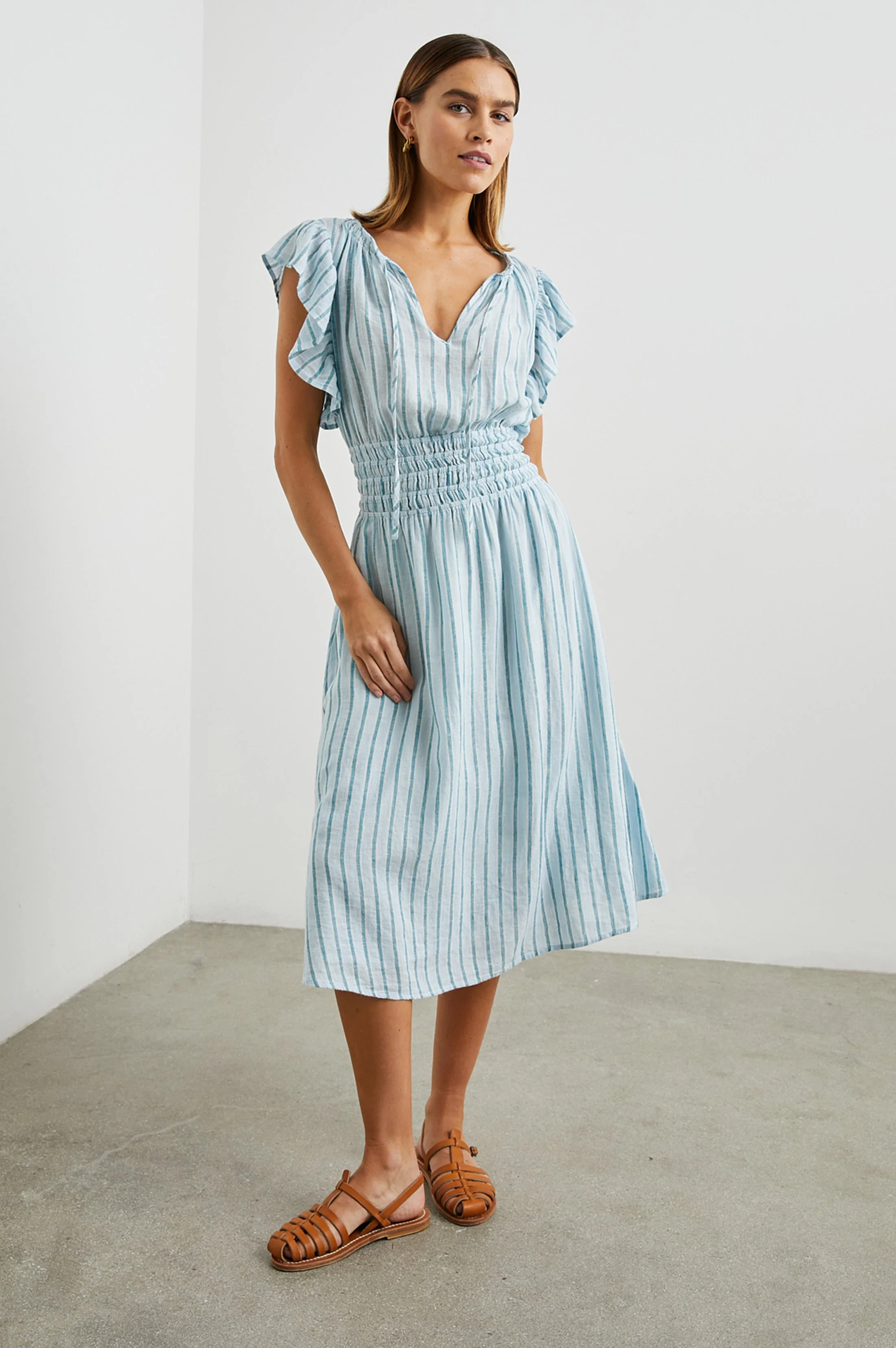 IONA DRESS - CAMBRIA STRIPE - Image 4