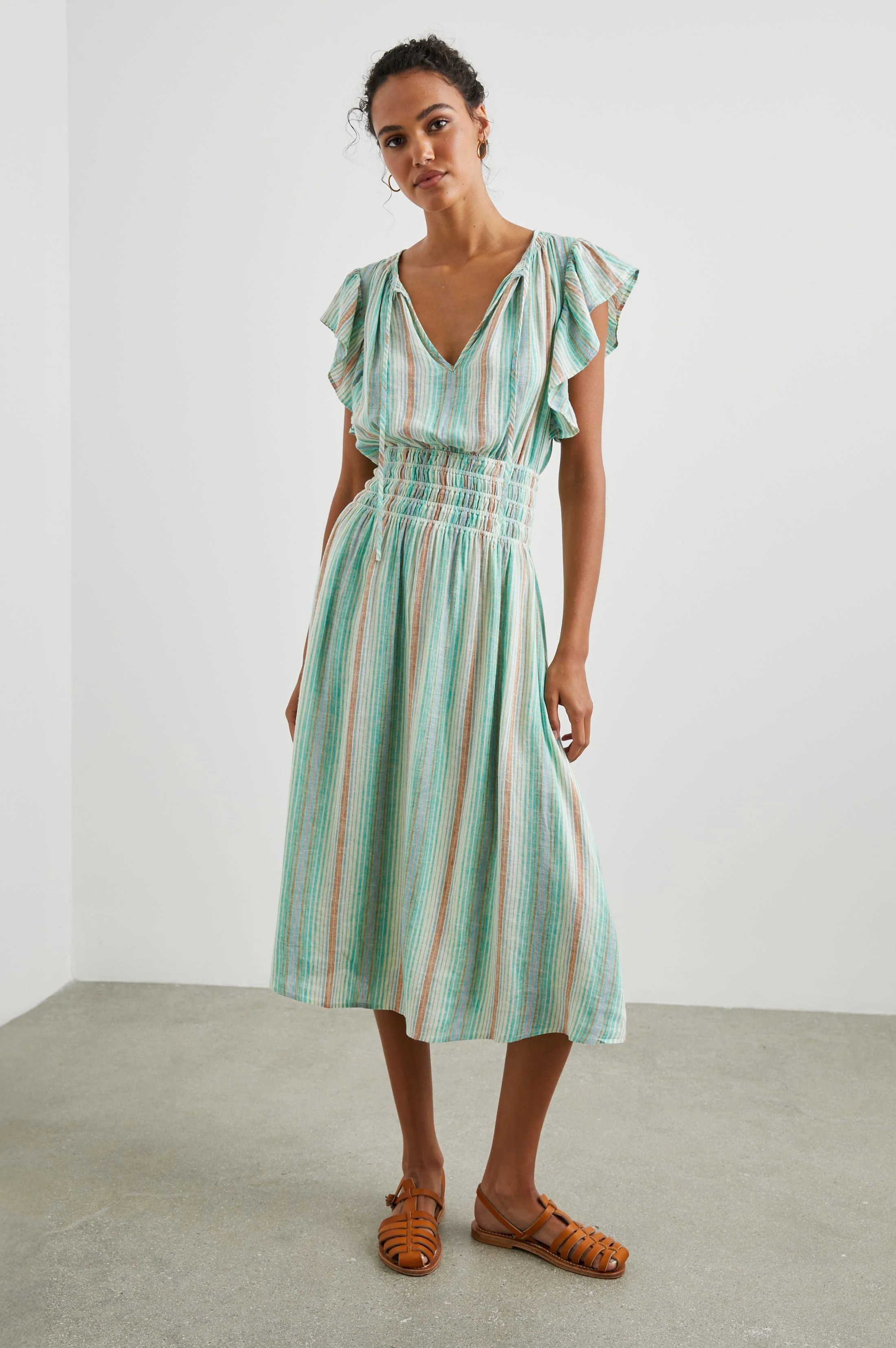 IONA DRESS - SEAVIEW STRIPE - Image 3