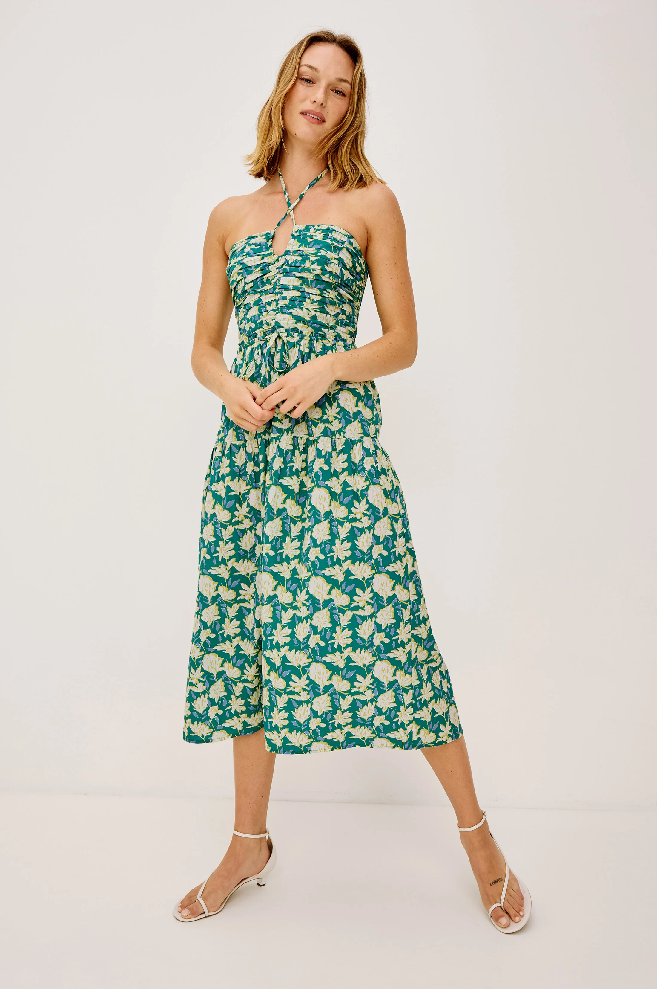 IRENE DRESS - GREEN MAYFLOWER - Image 3