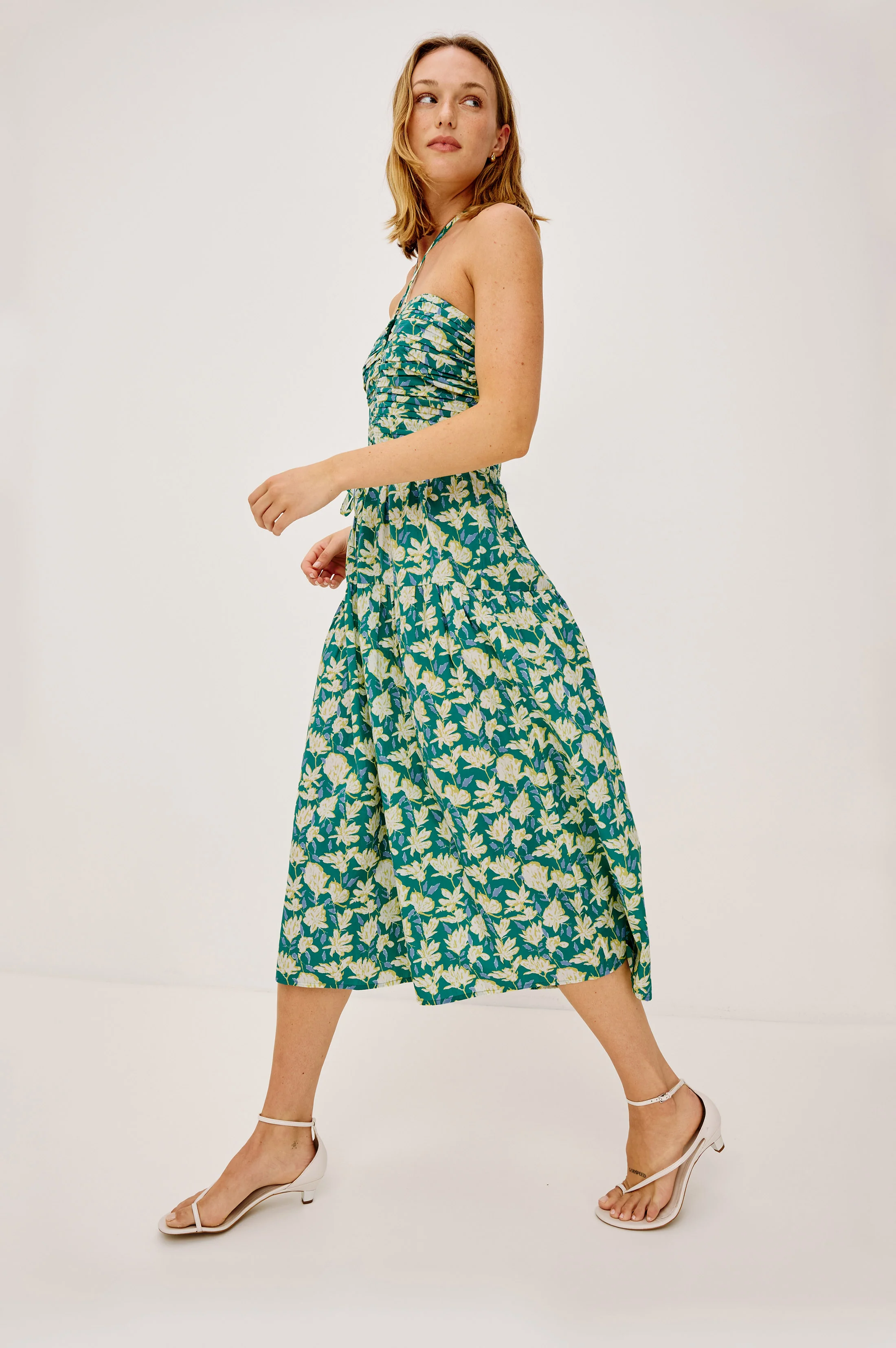 IRENE DRESS - GREEN MAYFLOWER - Image 4
