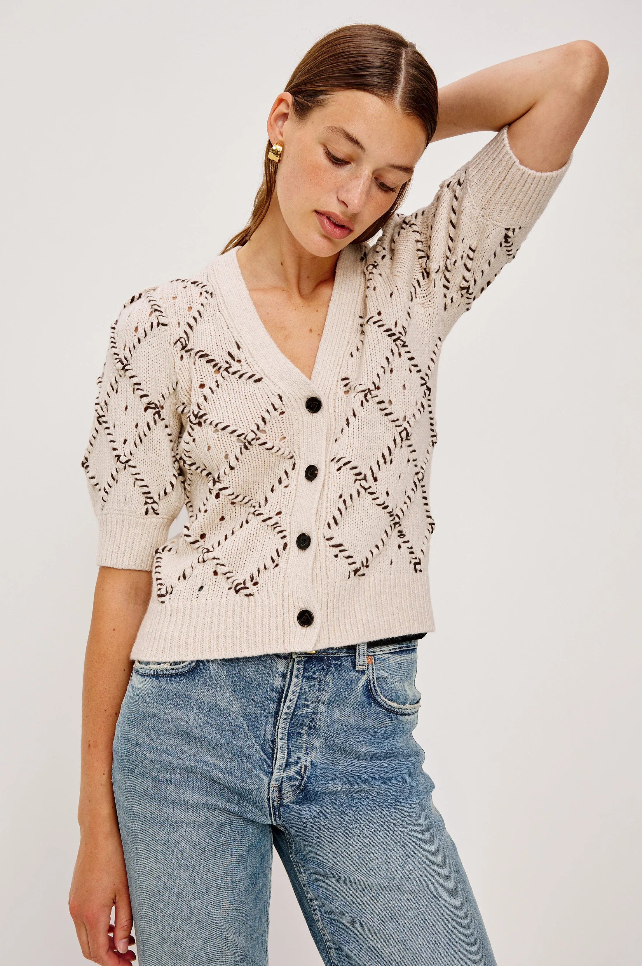 ISLA CARDIGAN - OAT - Image 2