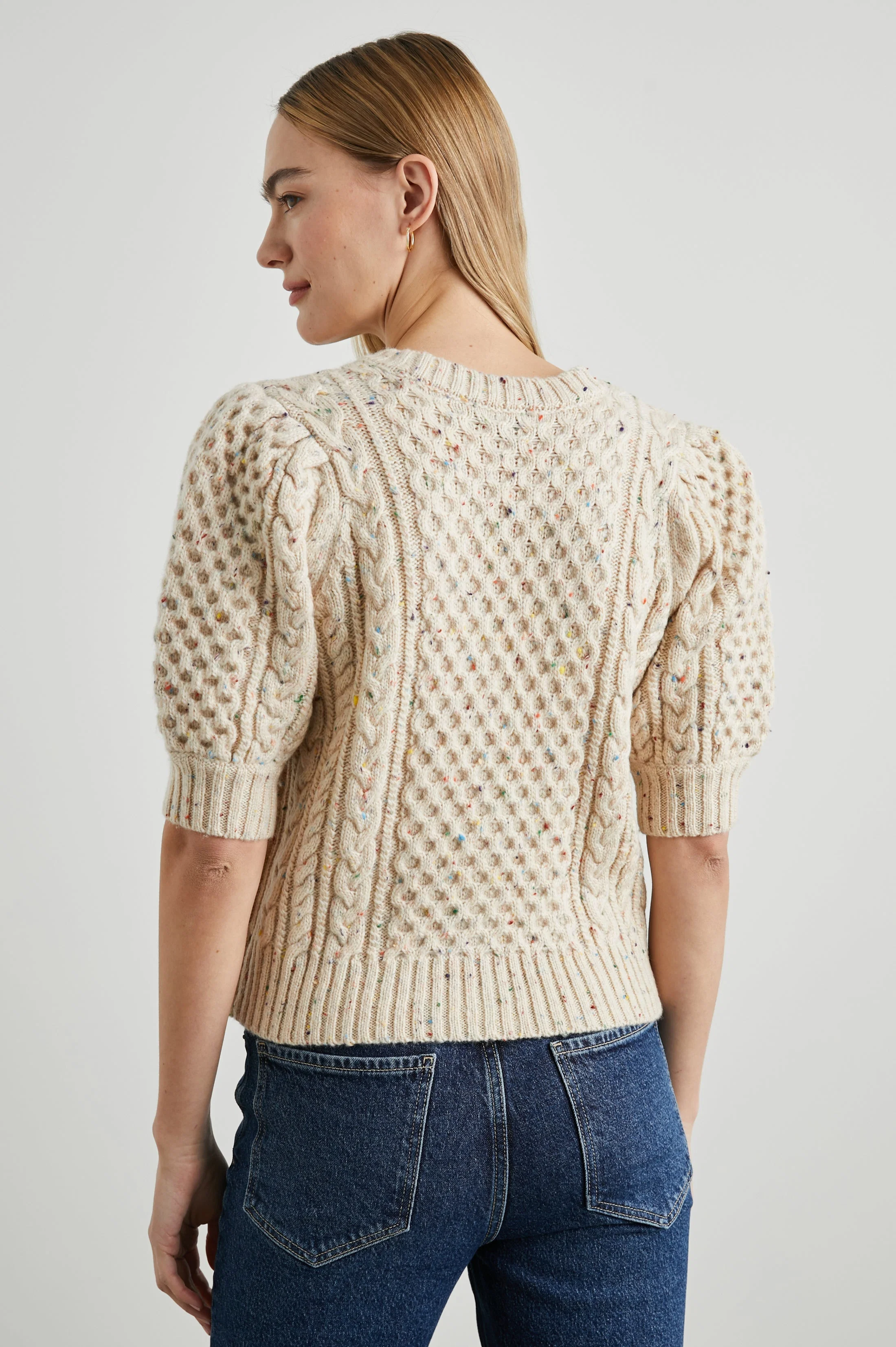 ISLA CARDIGAN - CREAM CONFETTI - Image 6