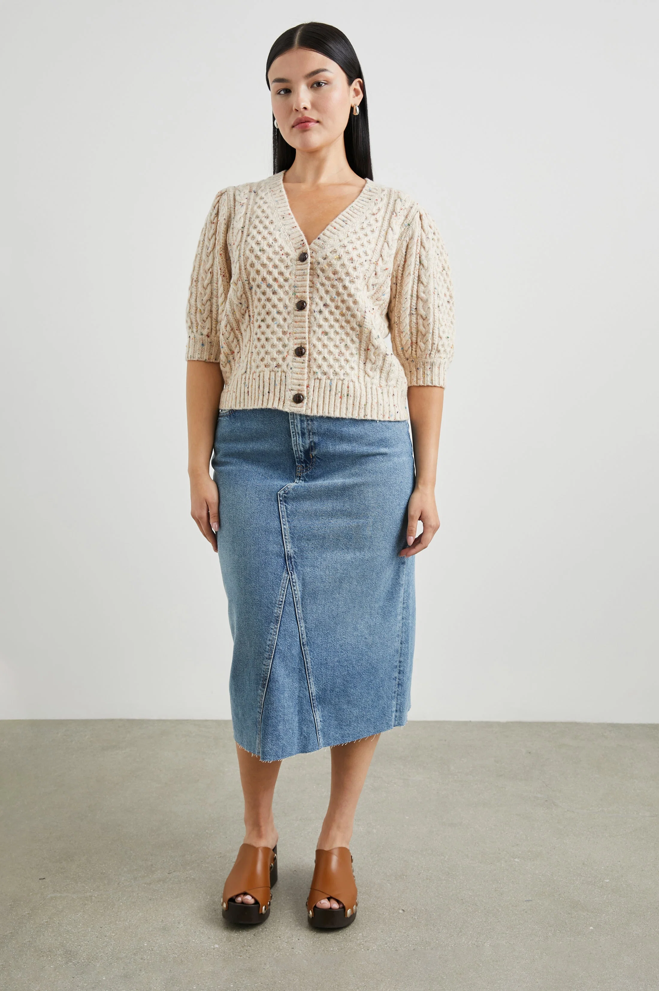 ISLA CARDIGAN - CREAM CONFETTI - Image 8