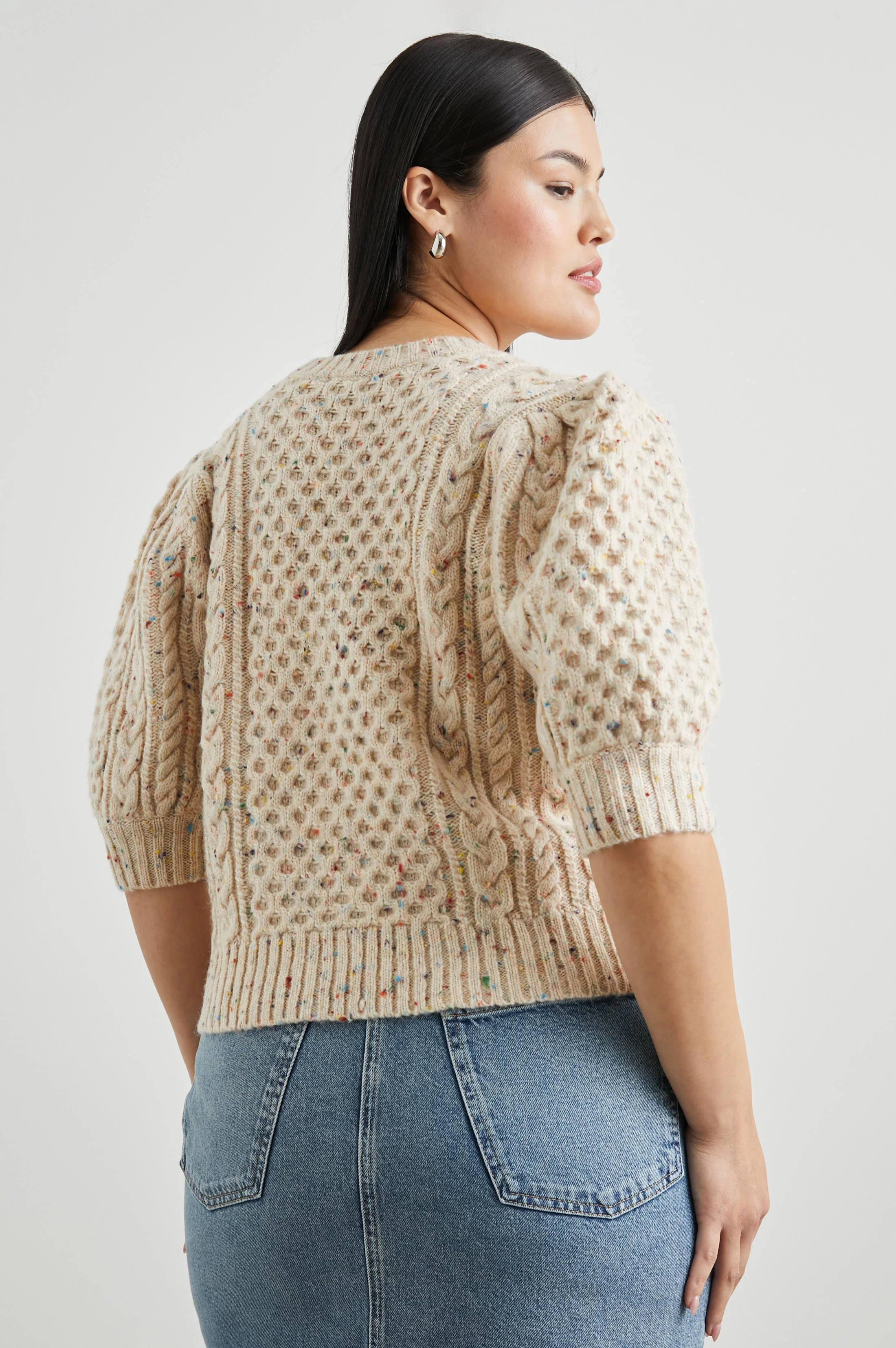 ISLA CARDIGAN - CREAM CONFETTI - Image 9