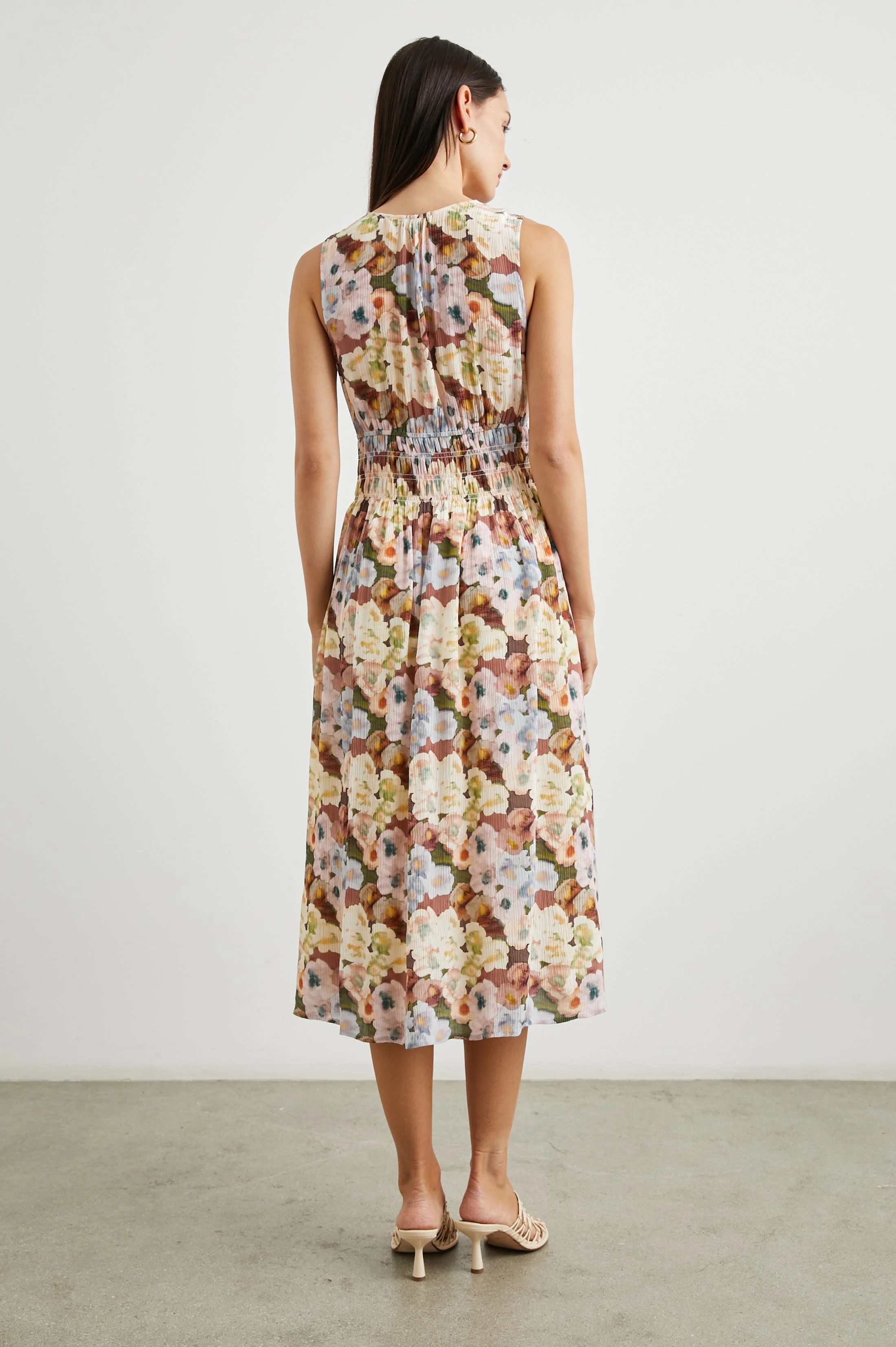 IZZY DRESS - PAINTED FLORAL - Image 5